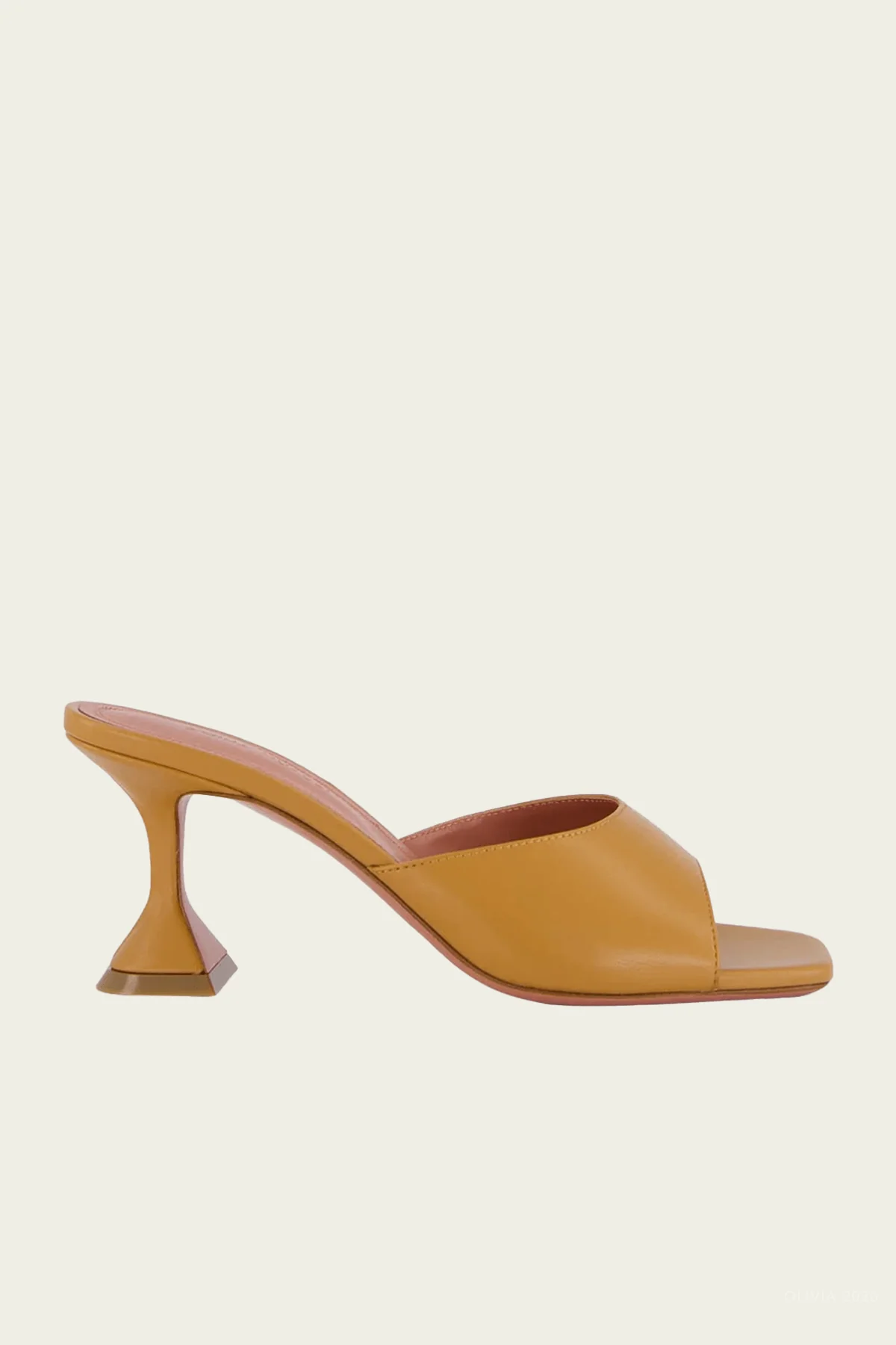Lupita Slipper 70 in Latte Nappa