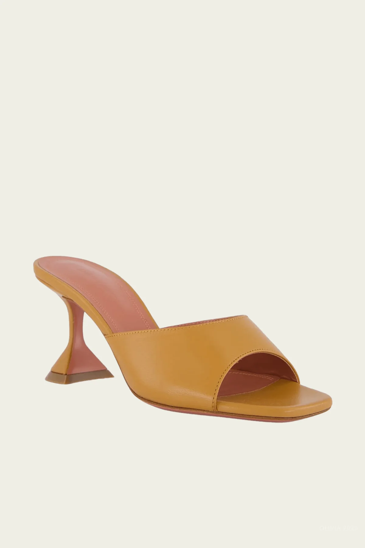 Lupita Slipper 70 in Latte Nappa - Image 2