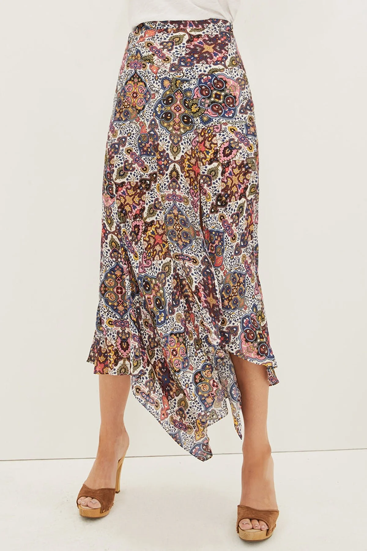 Mac Tapestry-Print Skirt in Multi - Image 2