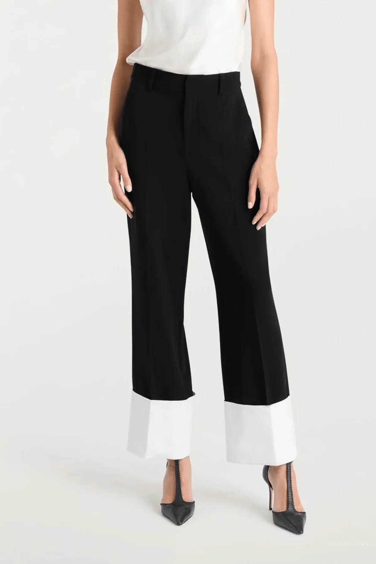 Maesa Pant in Black White - Image 2