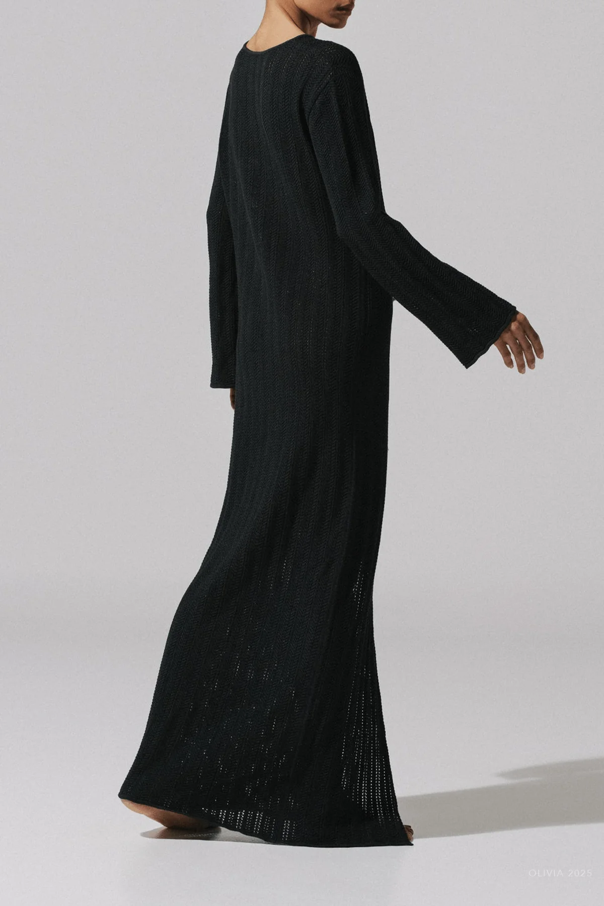 Mamu Maxi Dress in Black - Image 3