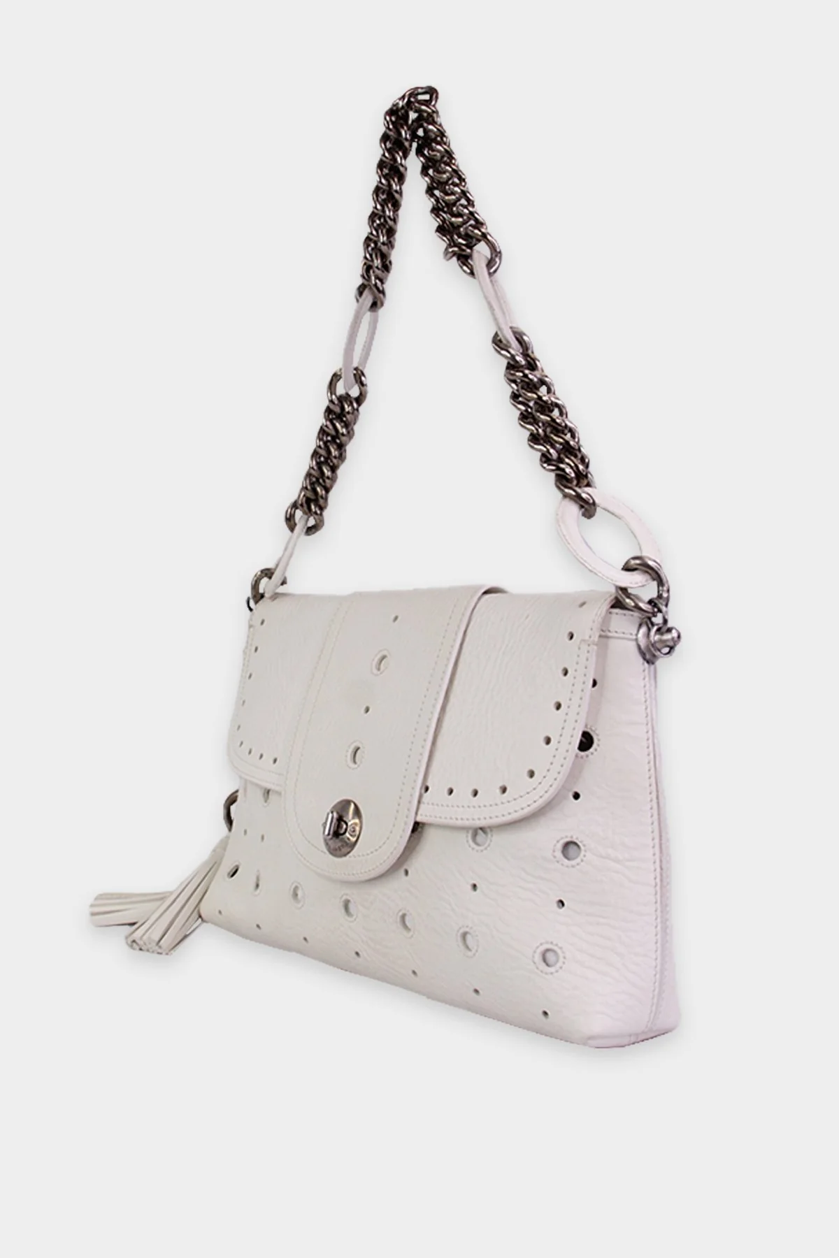 Marc Jacobs White Crossbody Leather Handbag - Image 2
