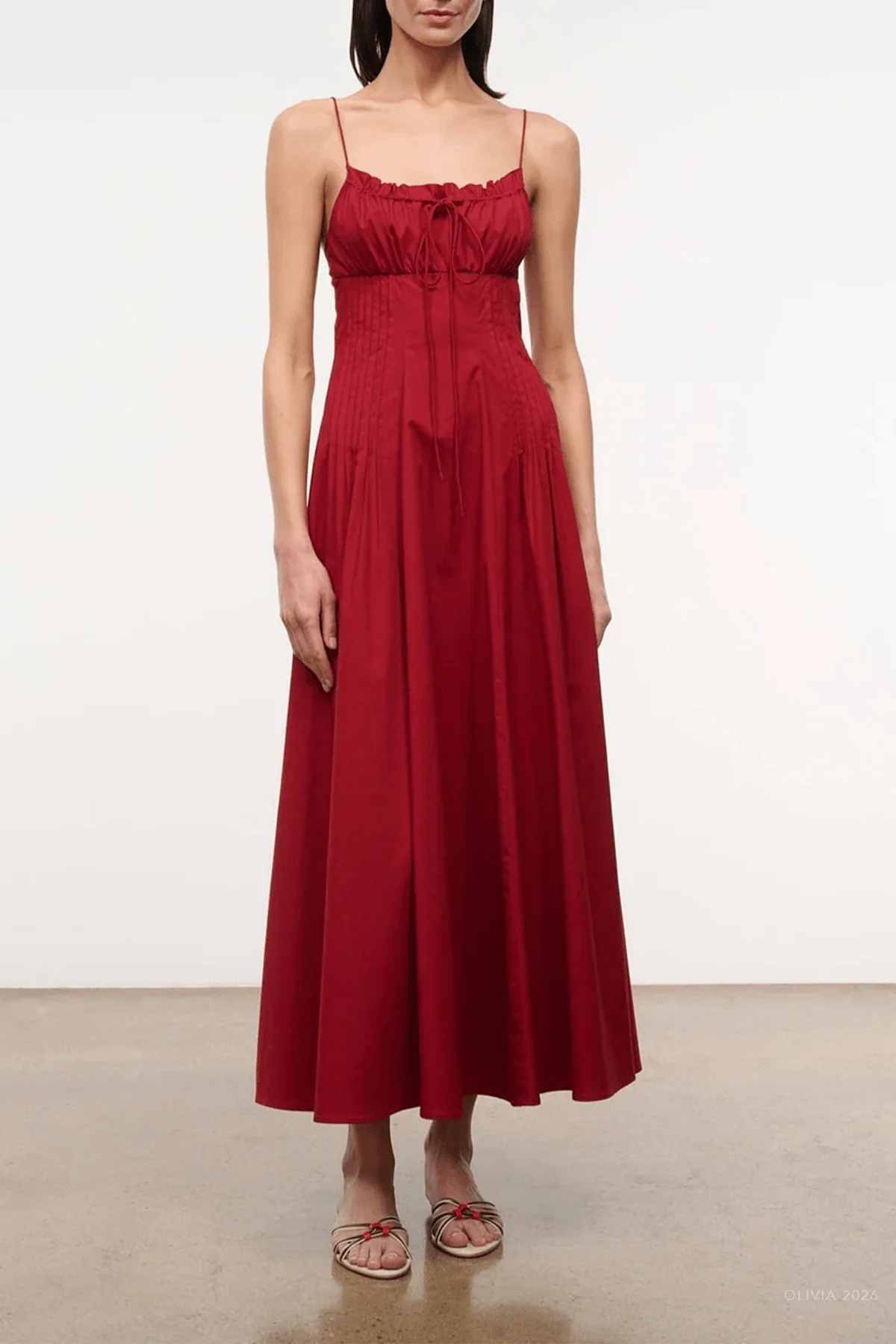 Margi Dress in Rouge - Image 2