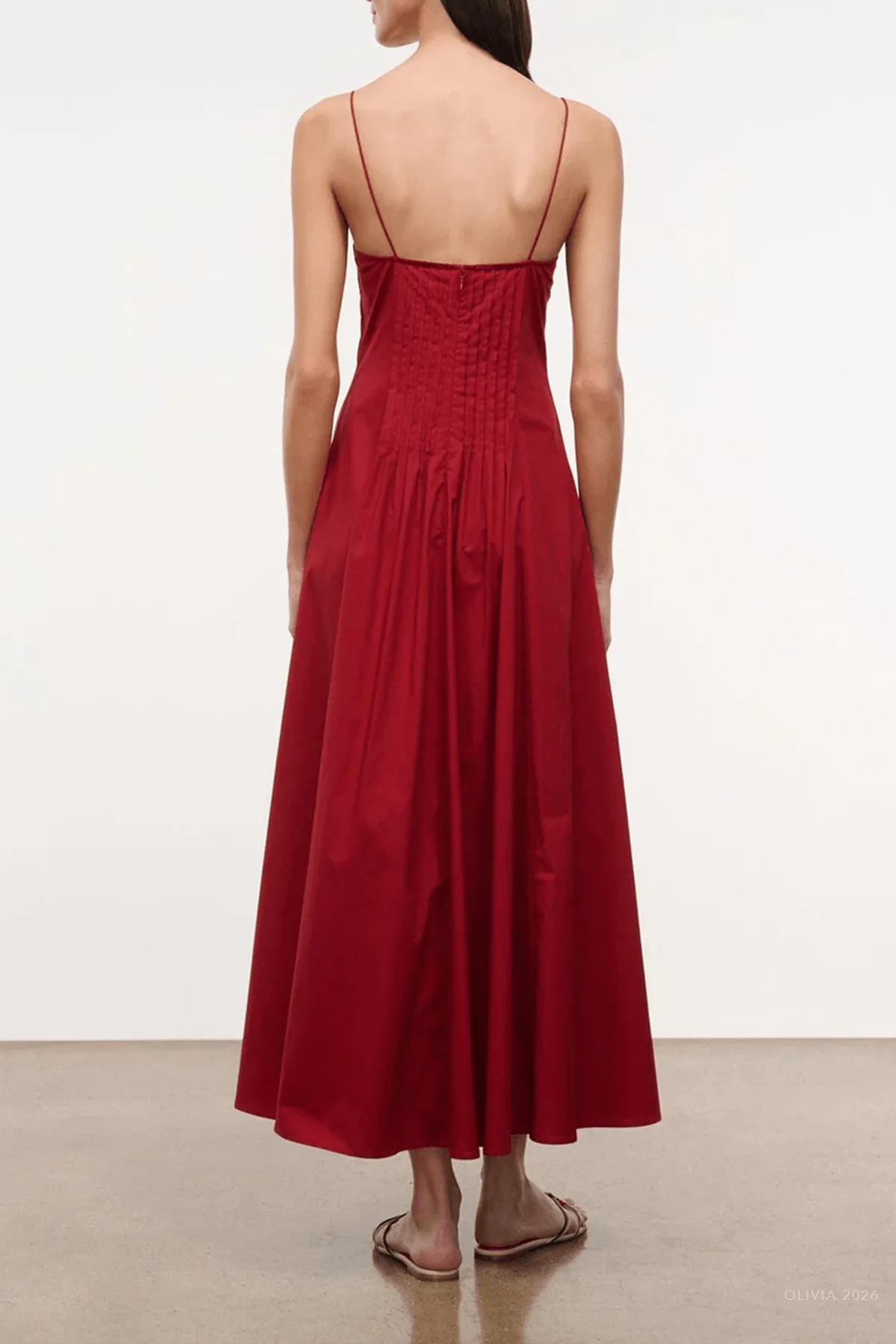 Margi Dress in Rouge - Image 3