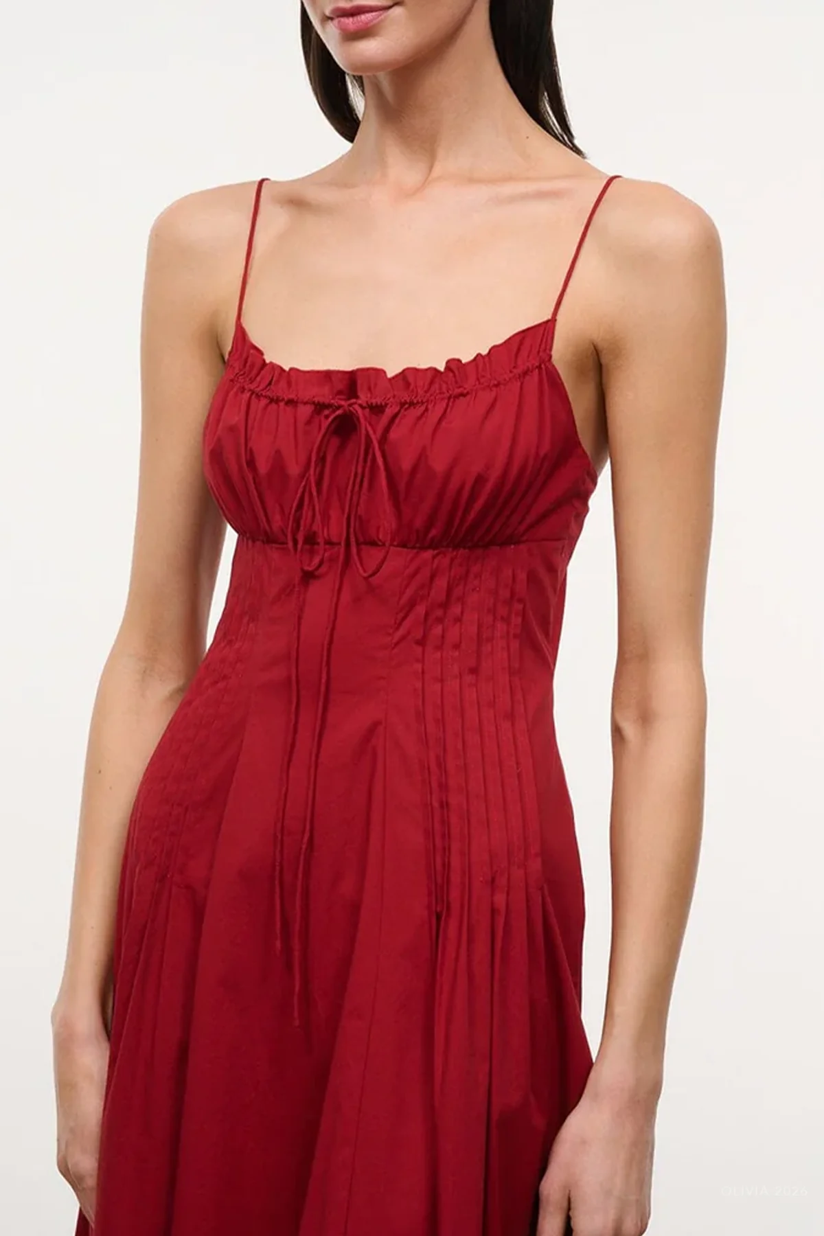 Margi Dress in Rouge - Image 4