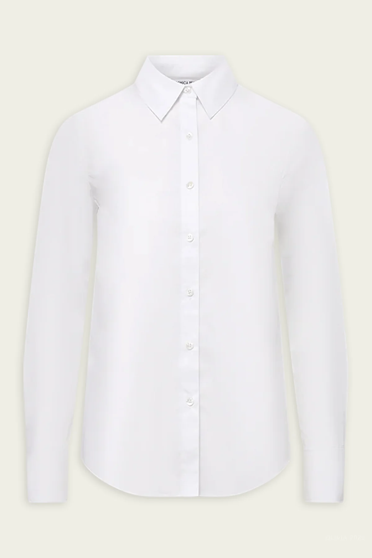 Marisol Button-Down Shirt in White