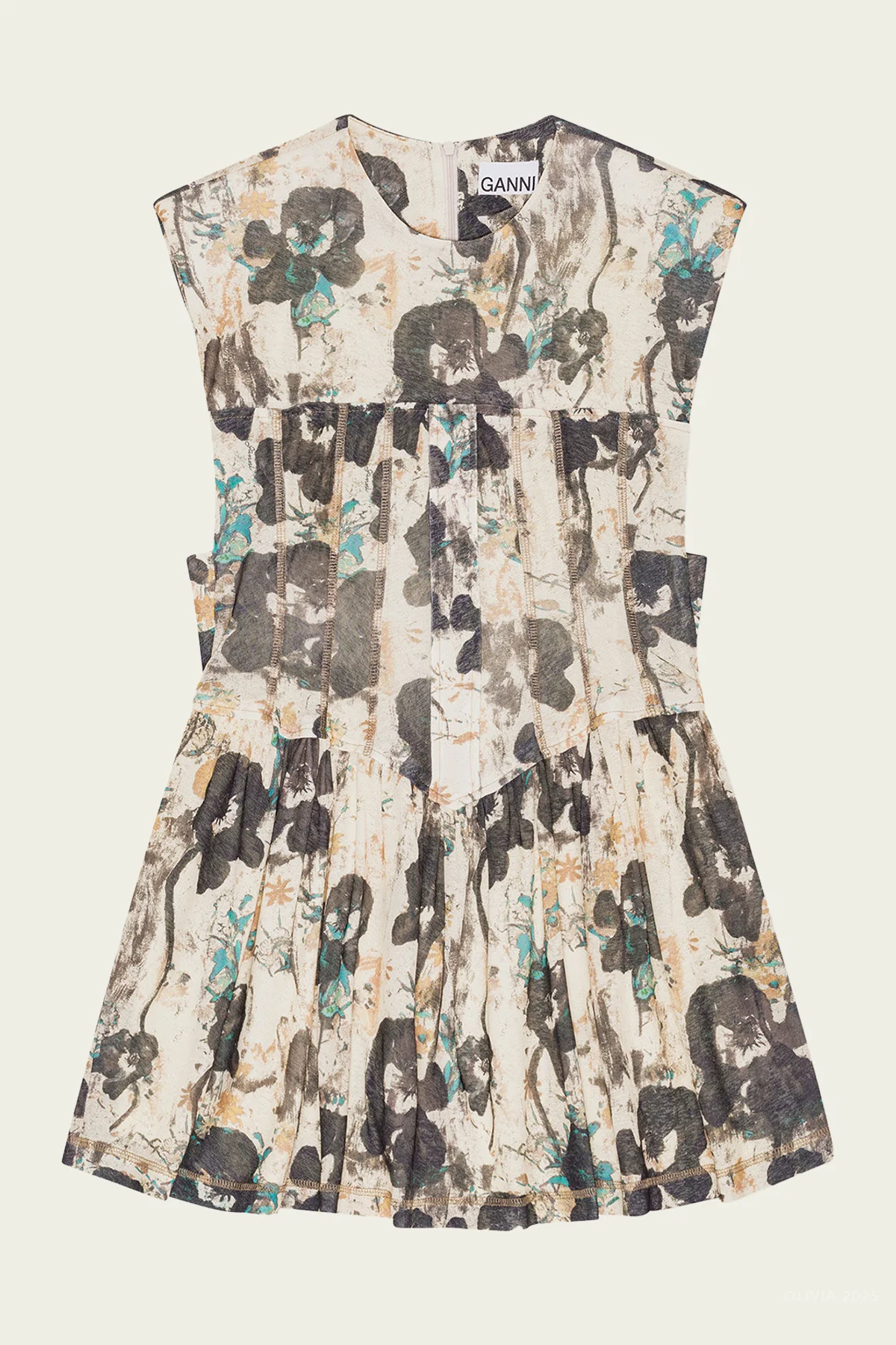 Marl Mesh Corset Mini Dress in Afterglow