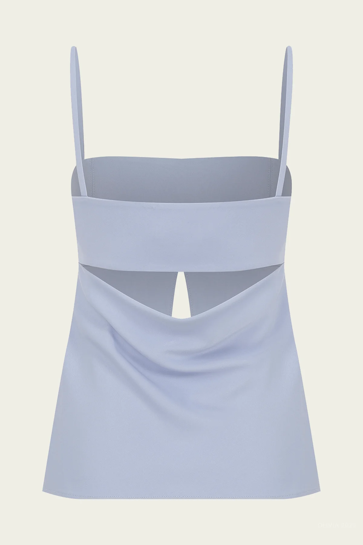 Megan Front Slip Top in Blue - Image 3