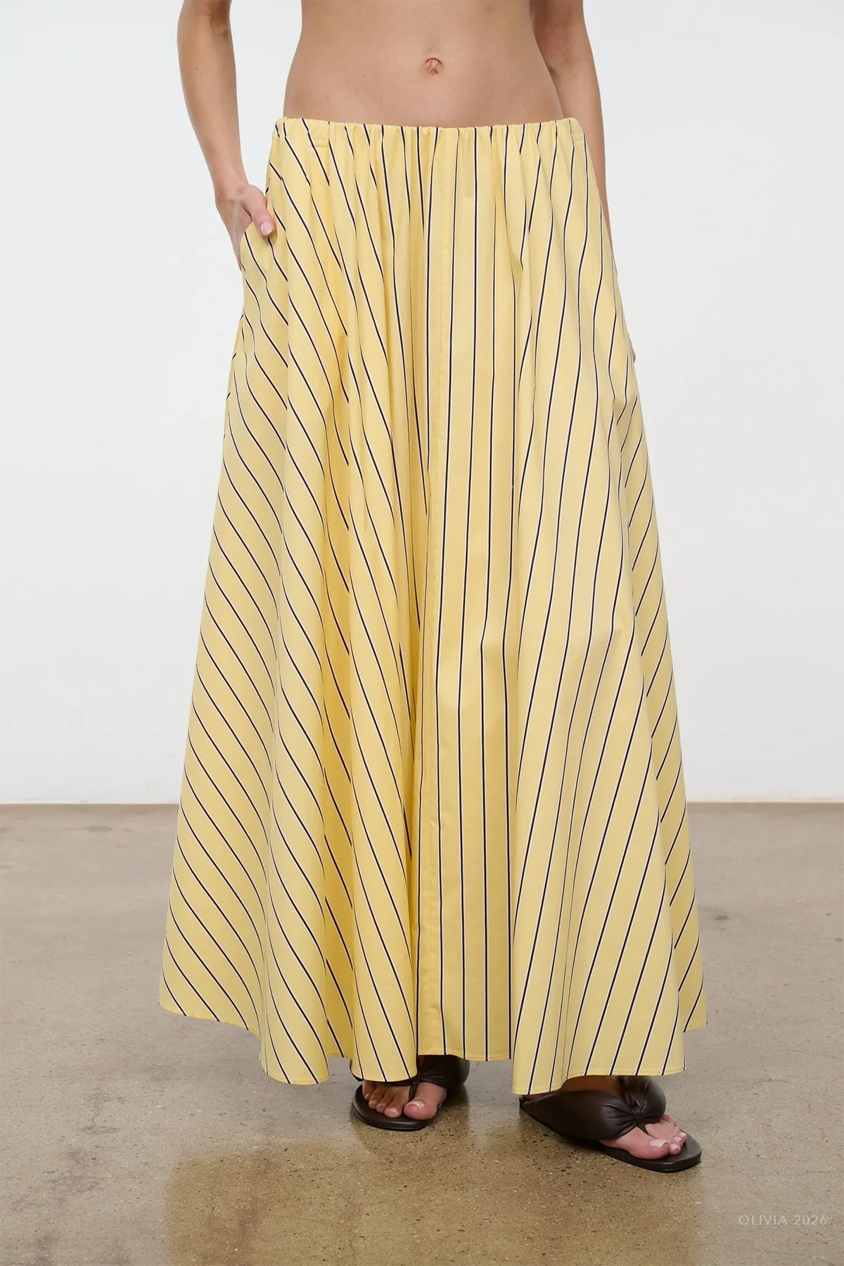 Milano Skirt in Monday Stripe - Image 2