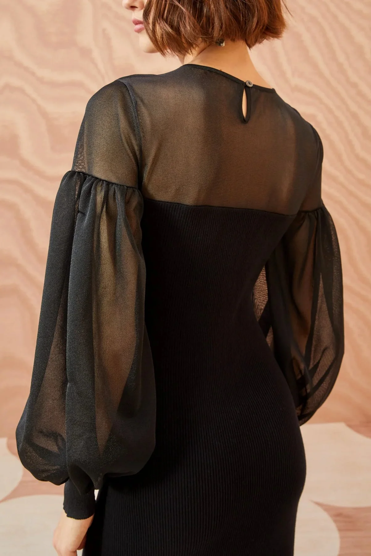 Milla Dress in Noir - Image 3