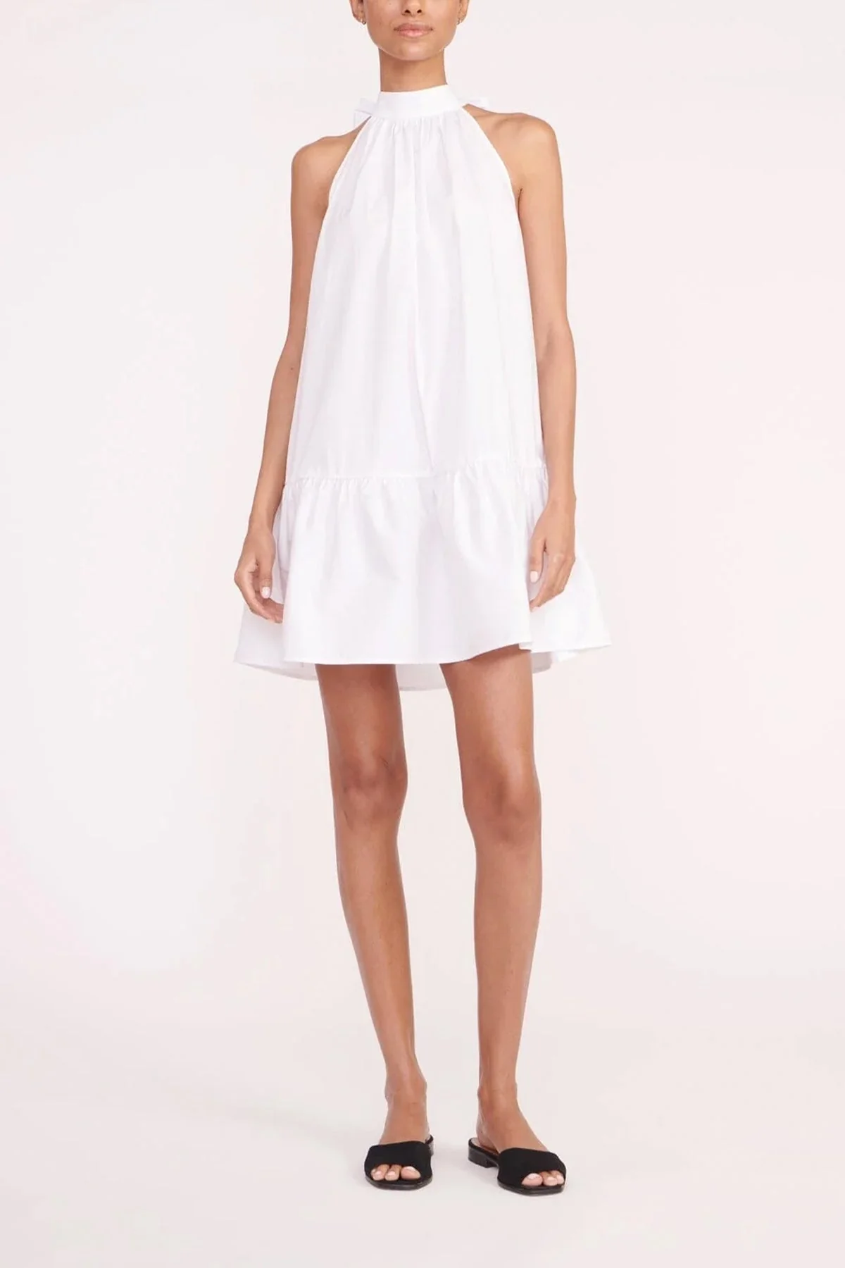Mini Marlowe Dress in White - Image 2