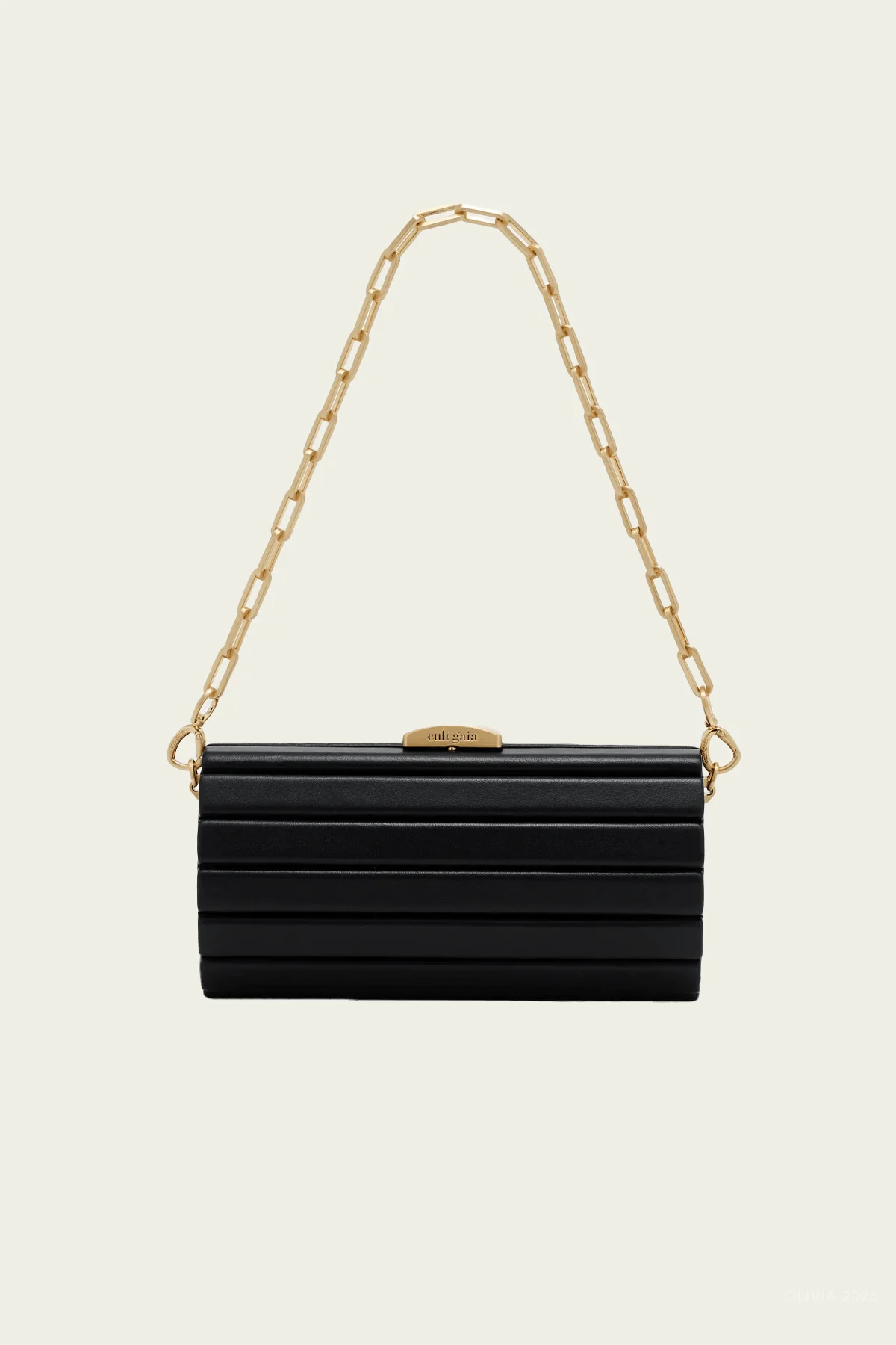 Mini Rolie Polie Clutch in Black