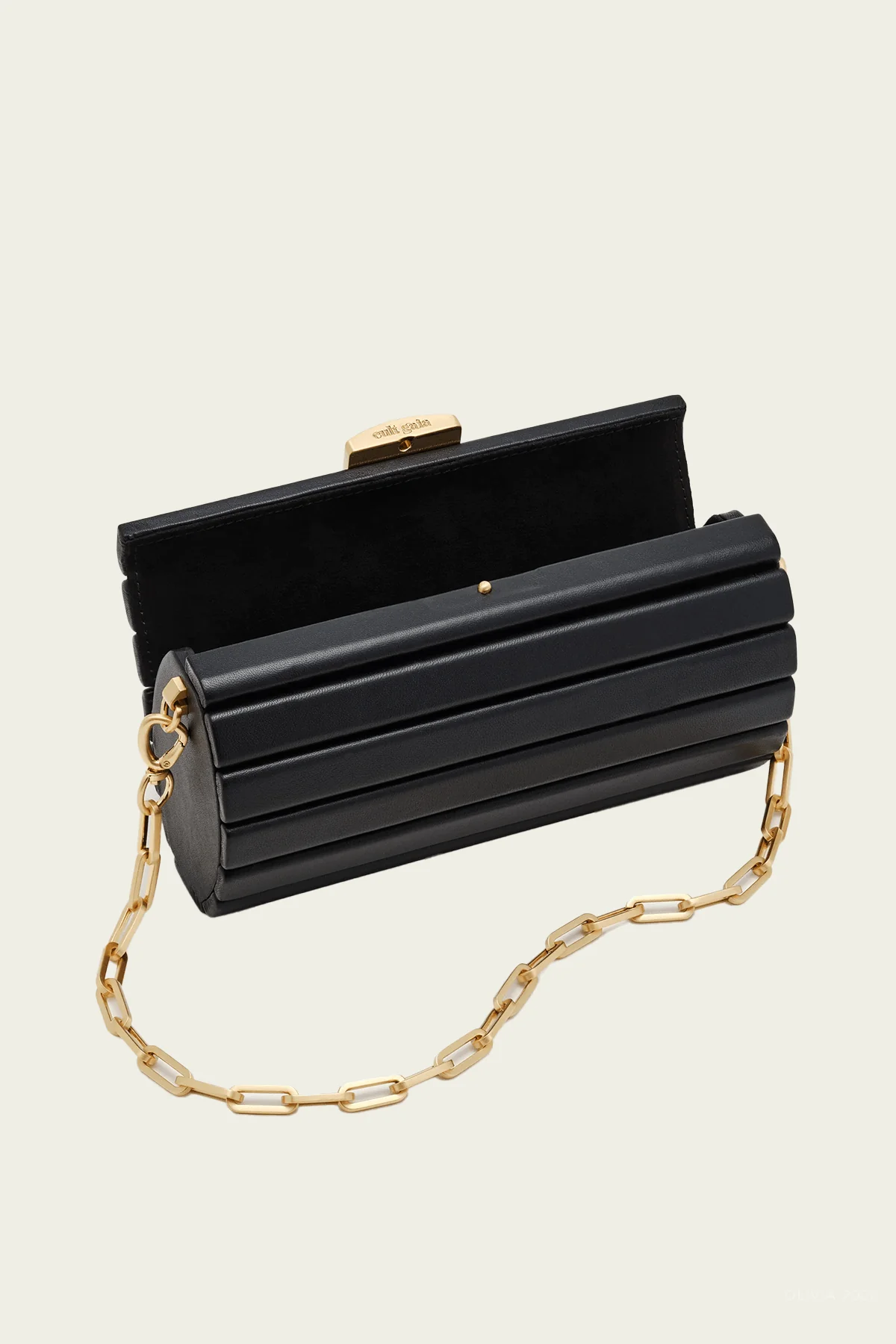 Mini Rolie Polie Clutch in Black - Image 3