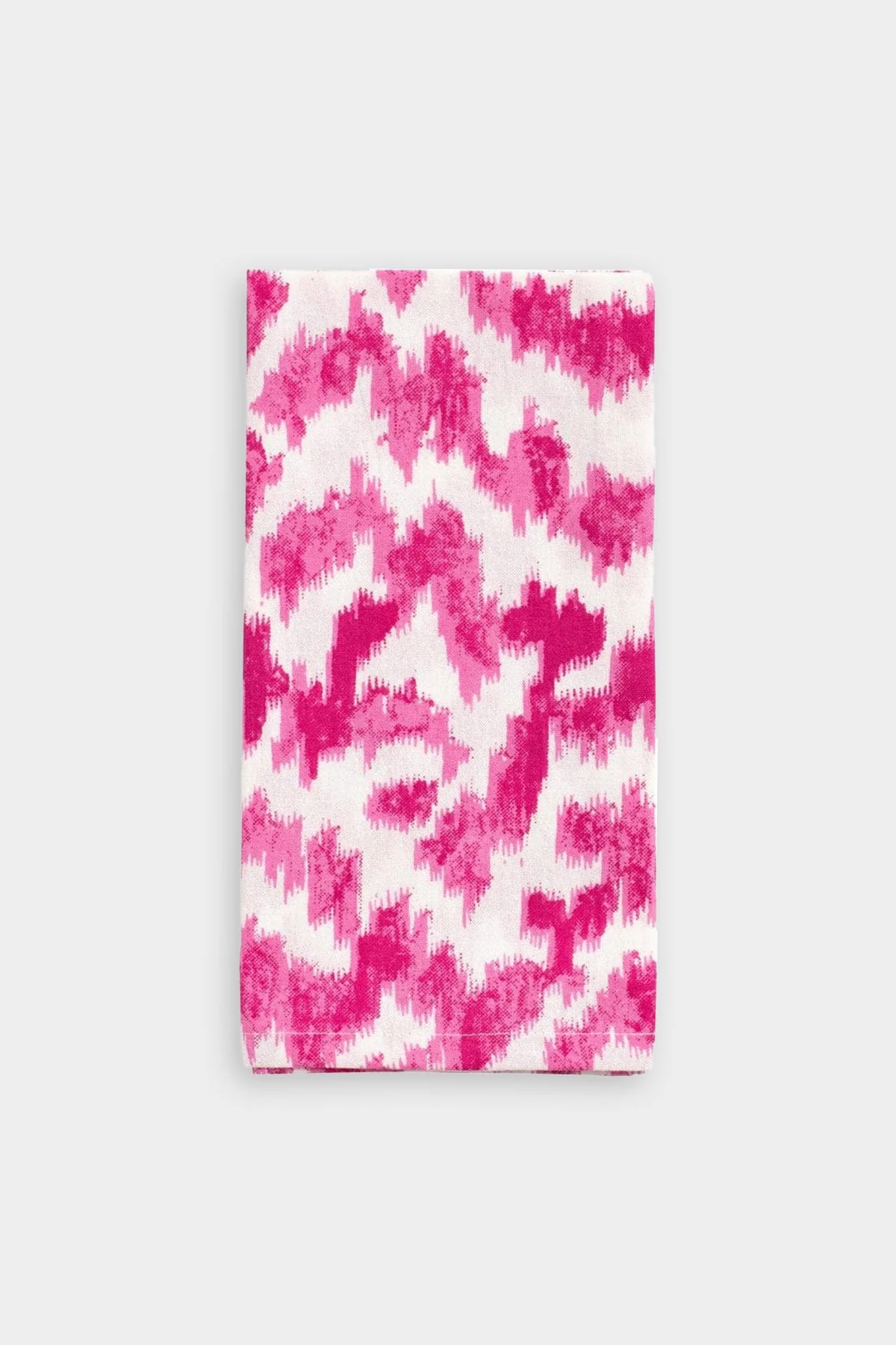 Modern Moiré Cloth Dinner Napkins in Fuchsia - Each