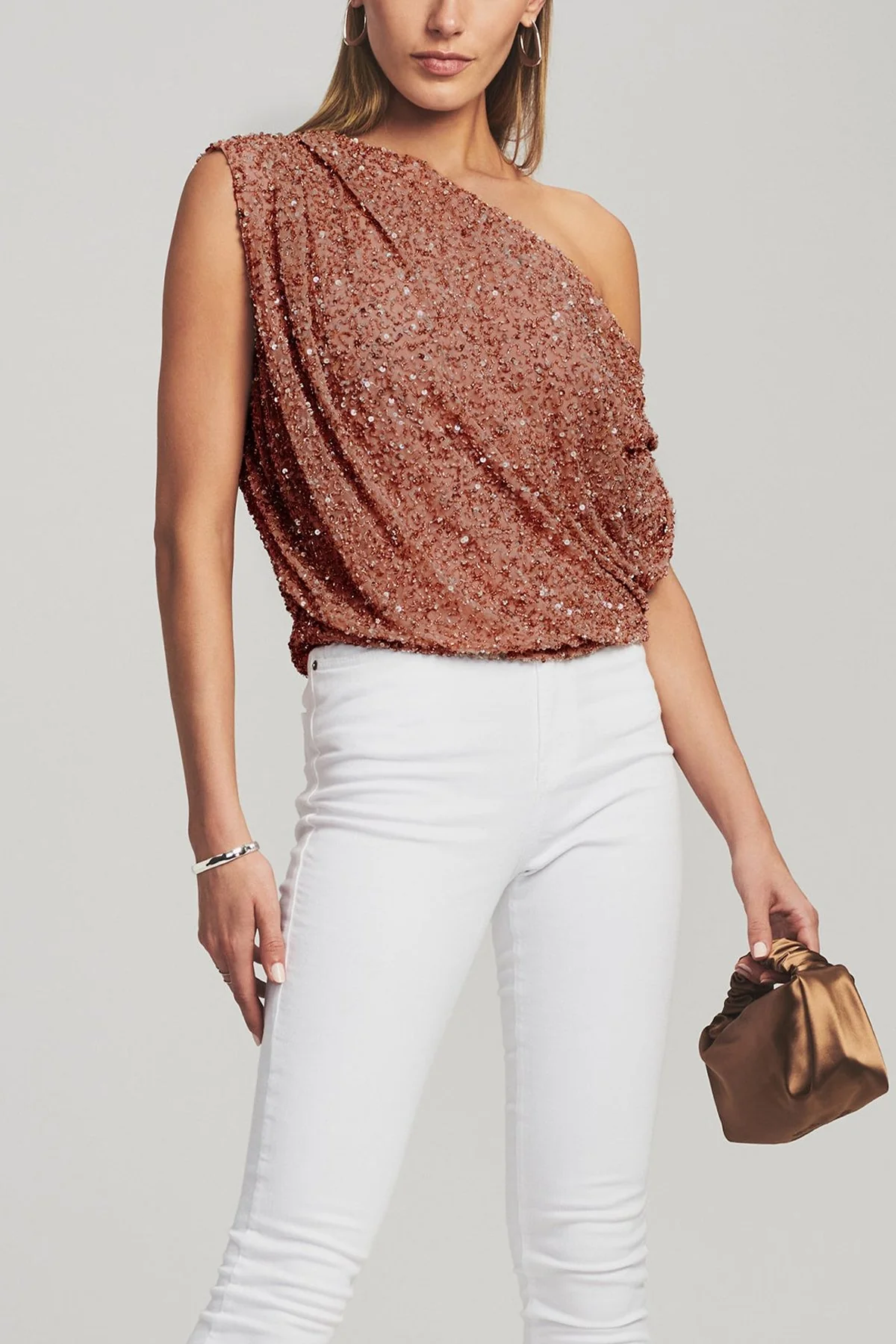 Myles Top in Bronze - Image 2