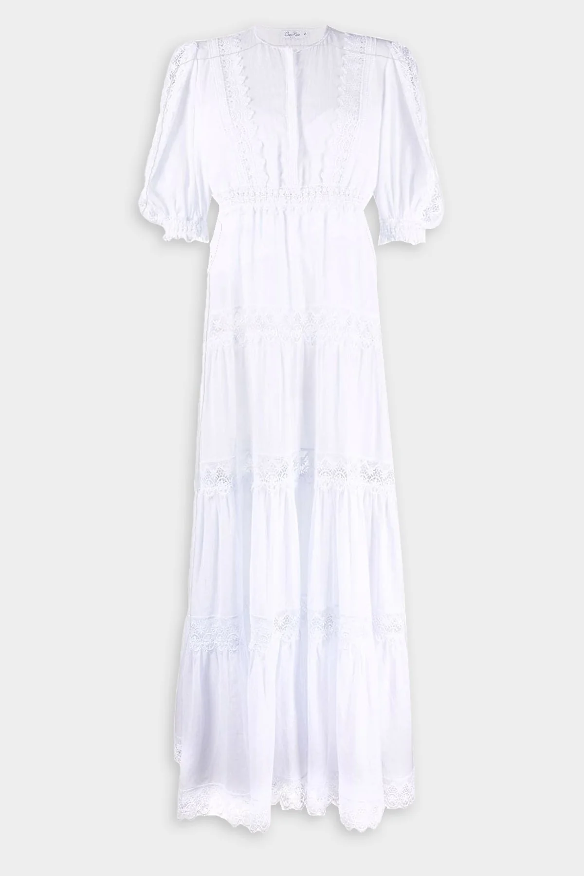 Nadine Long Dress in White