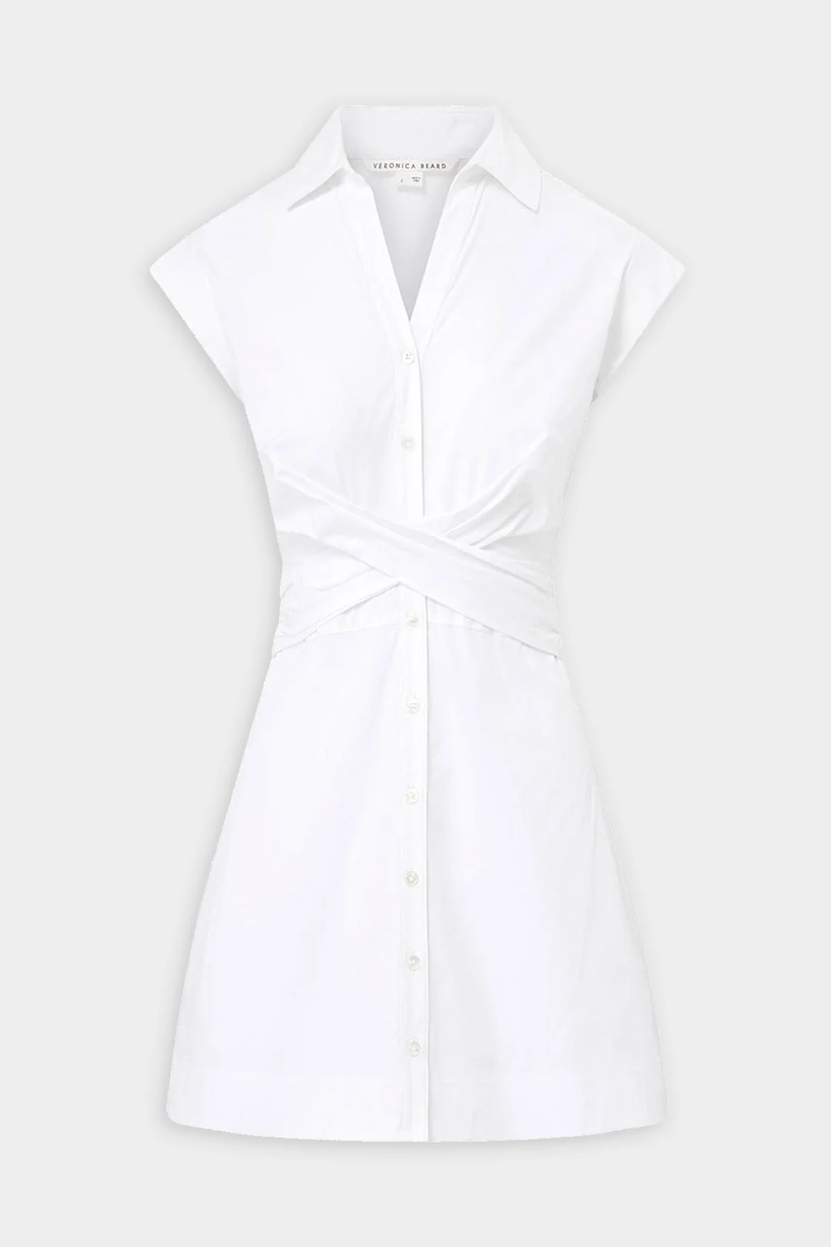 Nagano Shirt Dress in White
