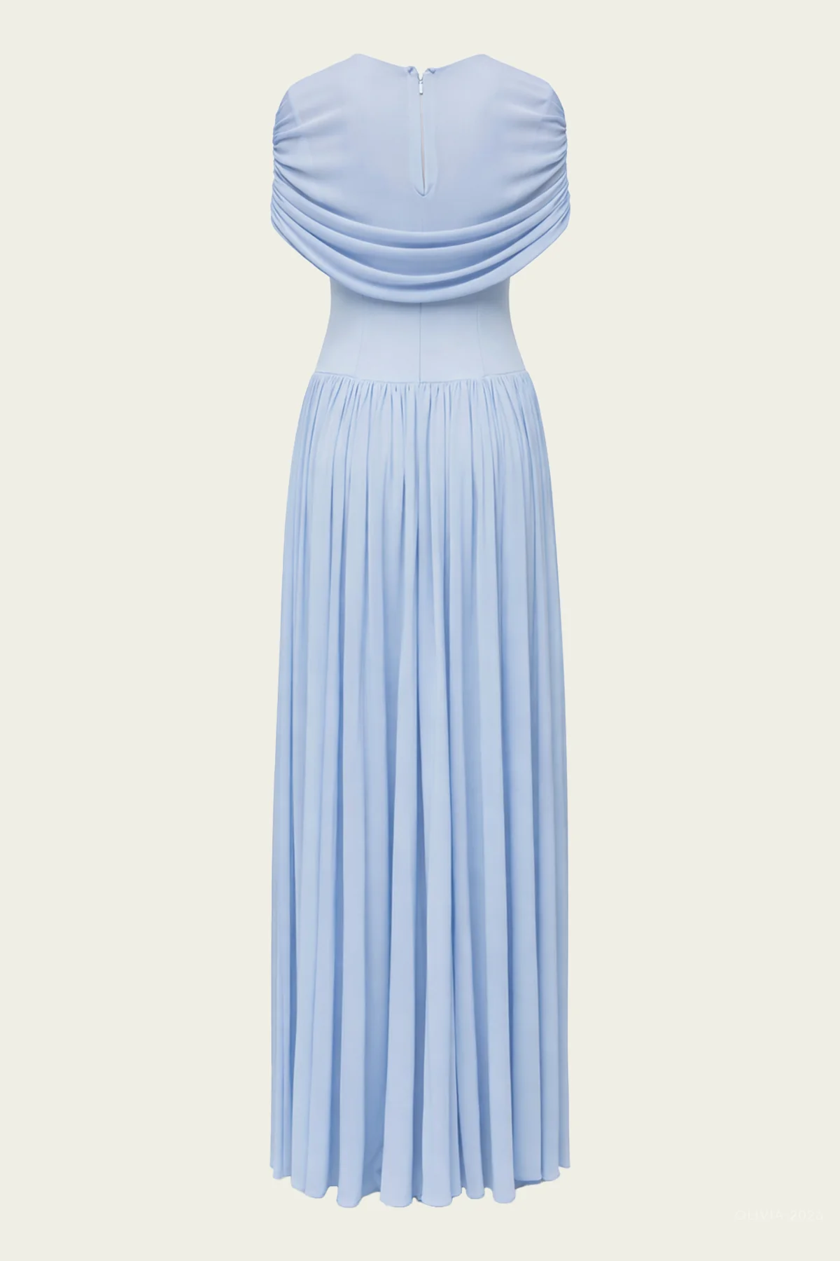 Nancie Cape Maxi Dress in Tidepool - Image 6