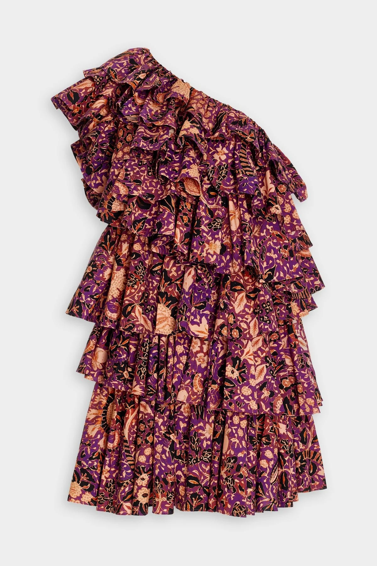 Naomi Mini Dress in Black Currant