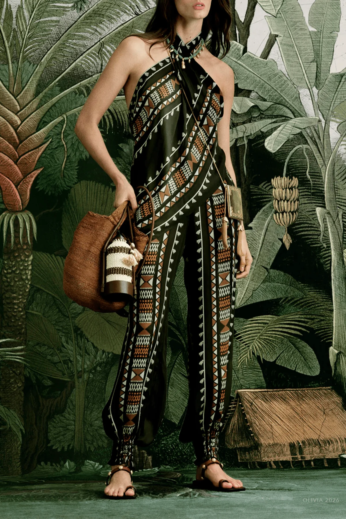 Nareem Pant in Forest Green - Image 2