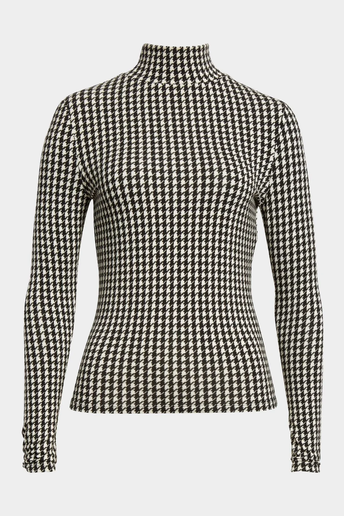 Nate Long Sleeve Top in Black and white