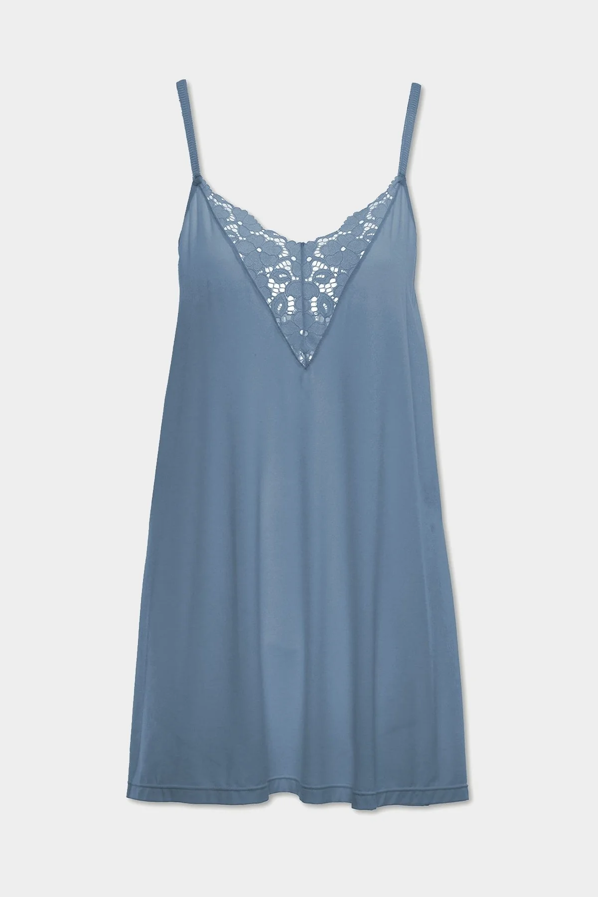 Naya Double Inset Chemise in Blue Shadow
