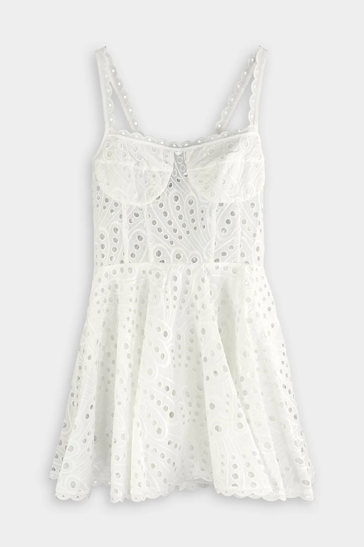 Nina Short Dress in White