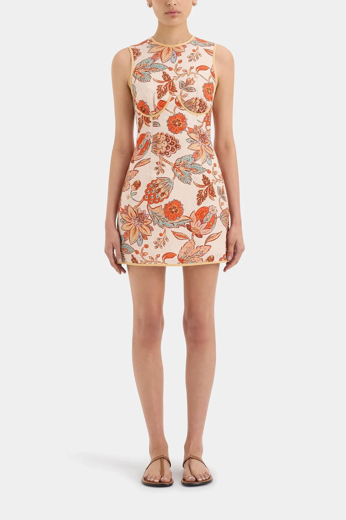 Noemi Mini Dress in Desert Wildflower - Image 2