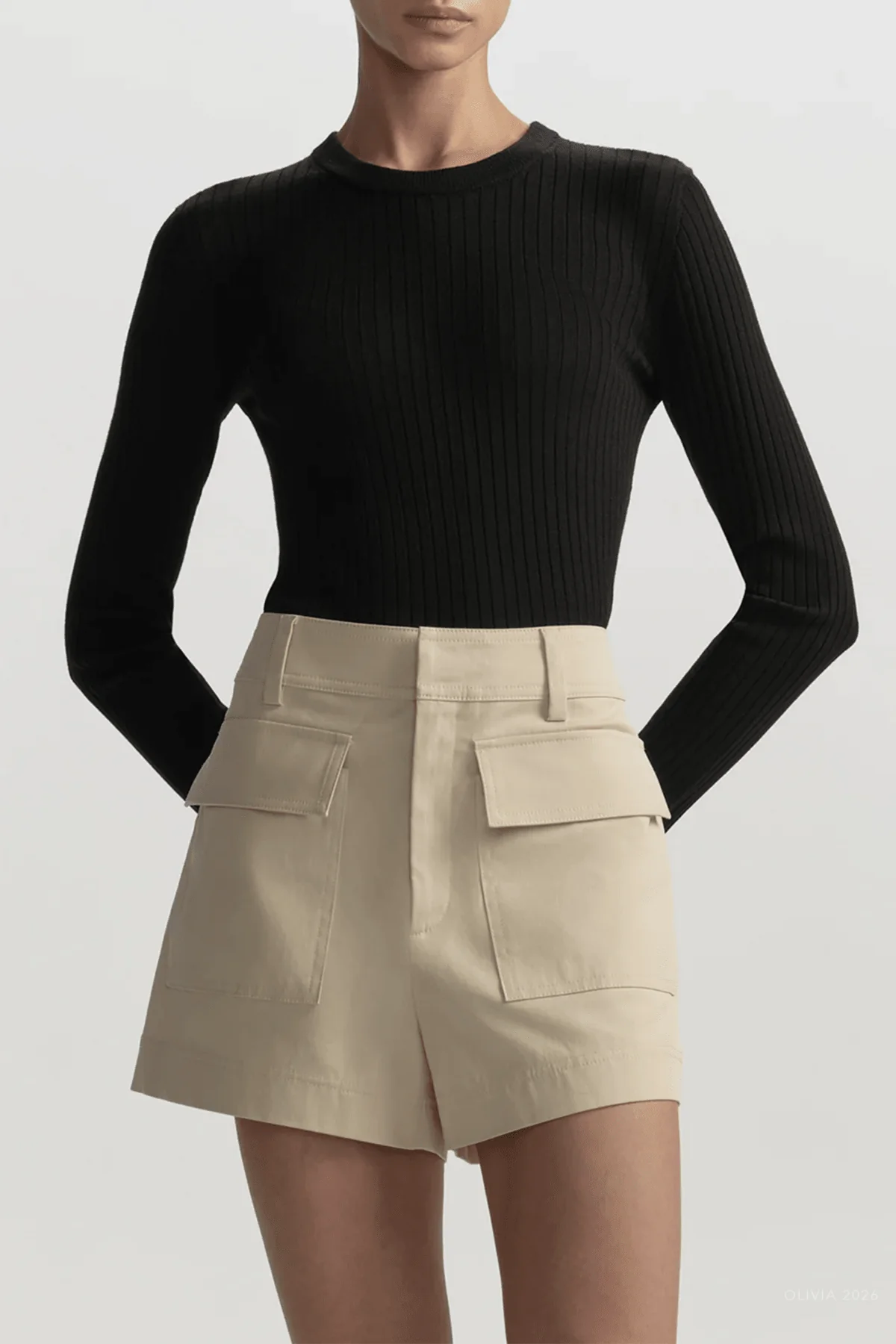 Oakley Stretch Cotton Short in Crema Dolce - Image 2