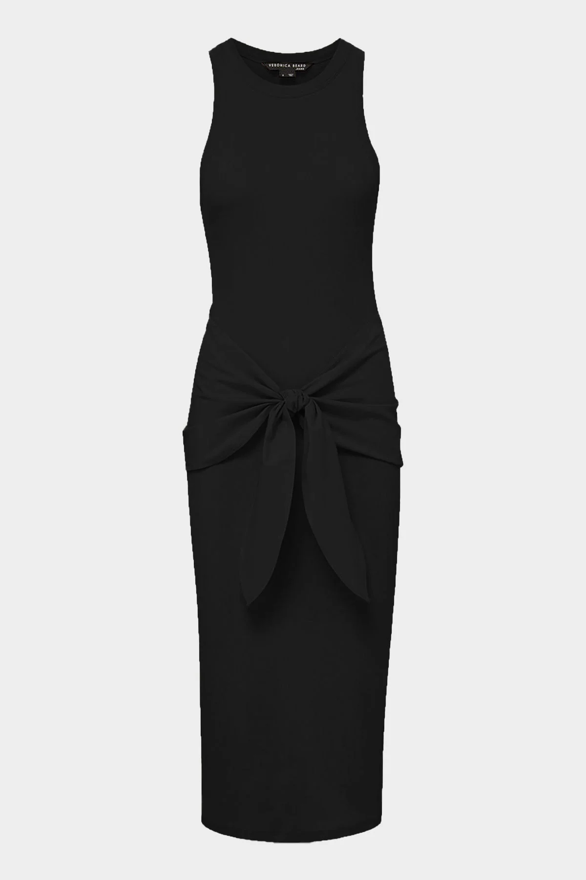 Odeon Ribbed Dress in Black