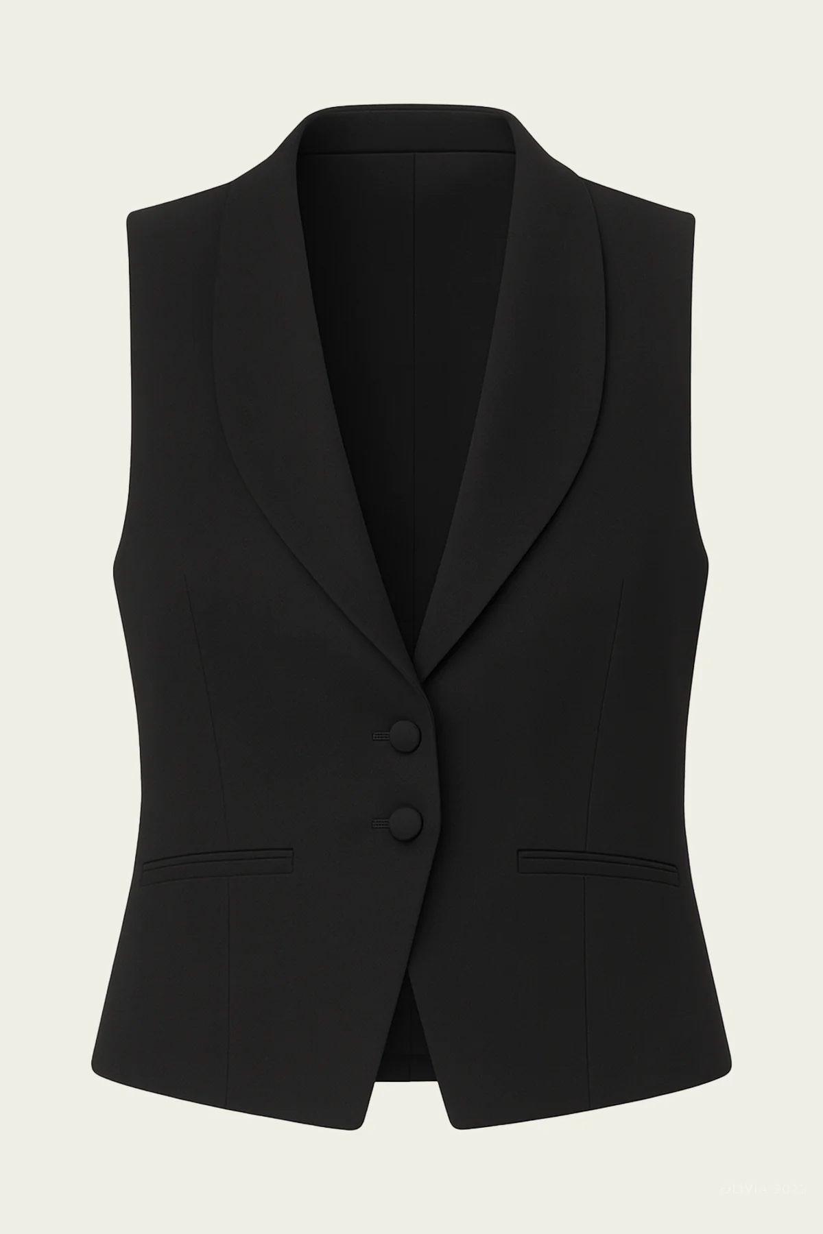 Oliver Vest in Black