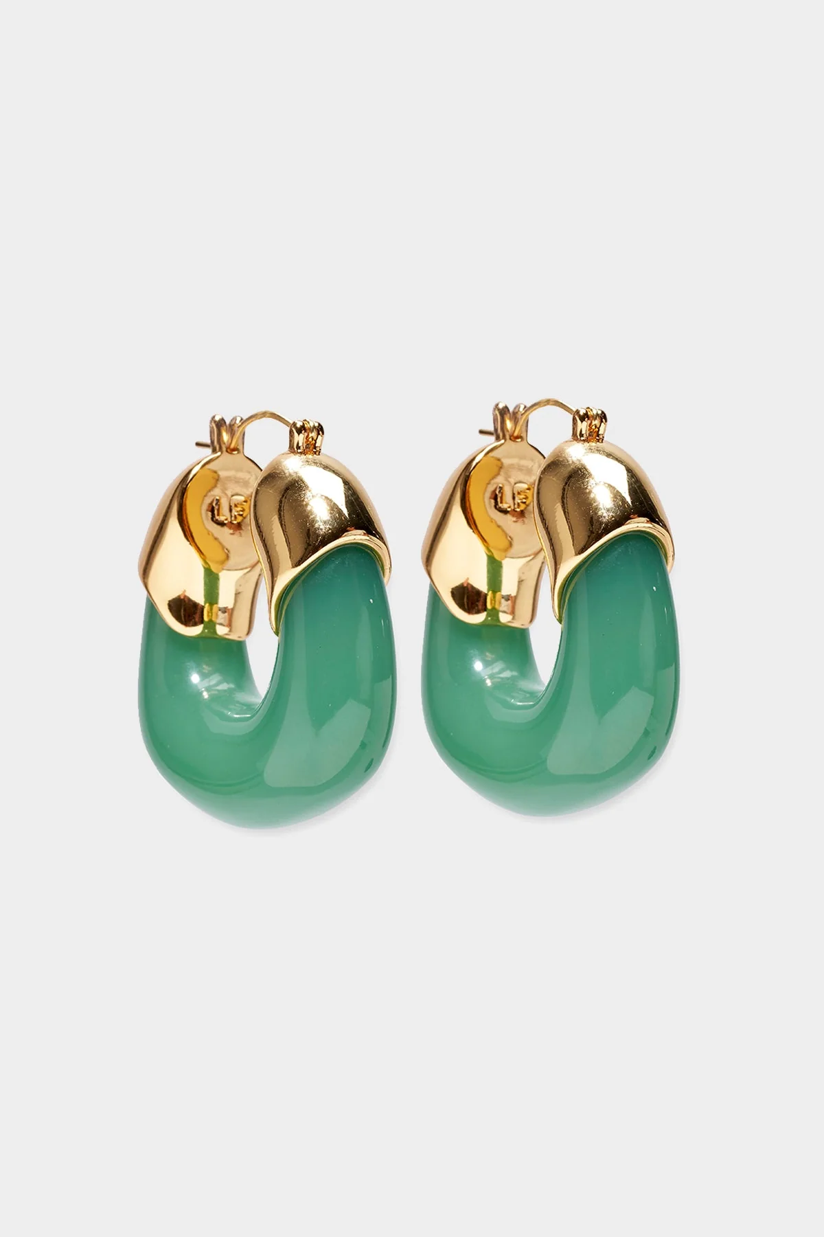 Organic Hoops in Sage
