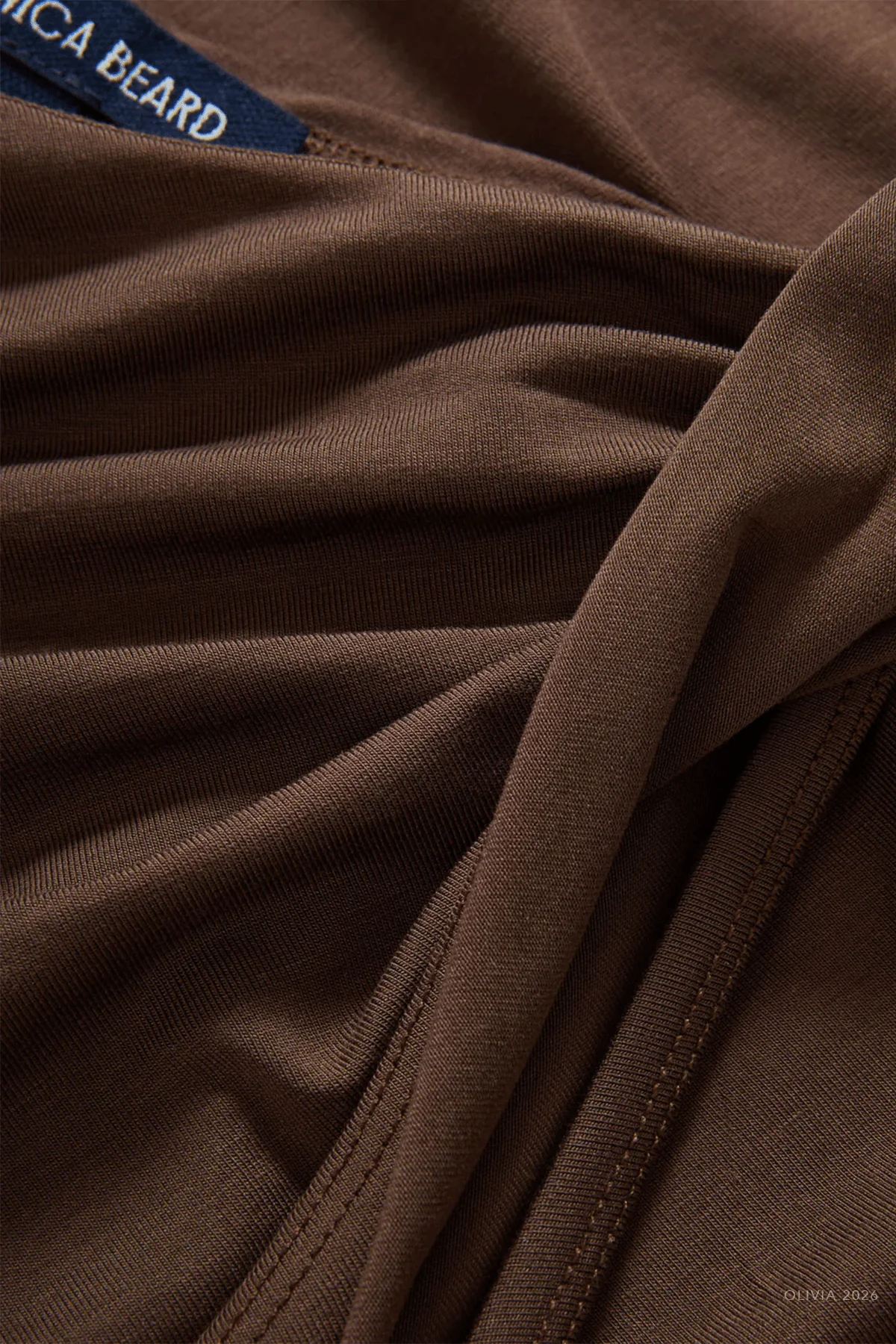 Otessa Boatneck Tank Top in Dark Mocha - Image 4
