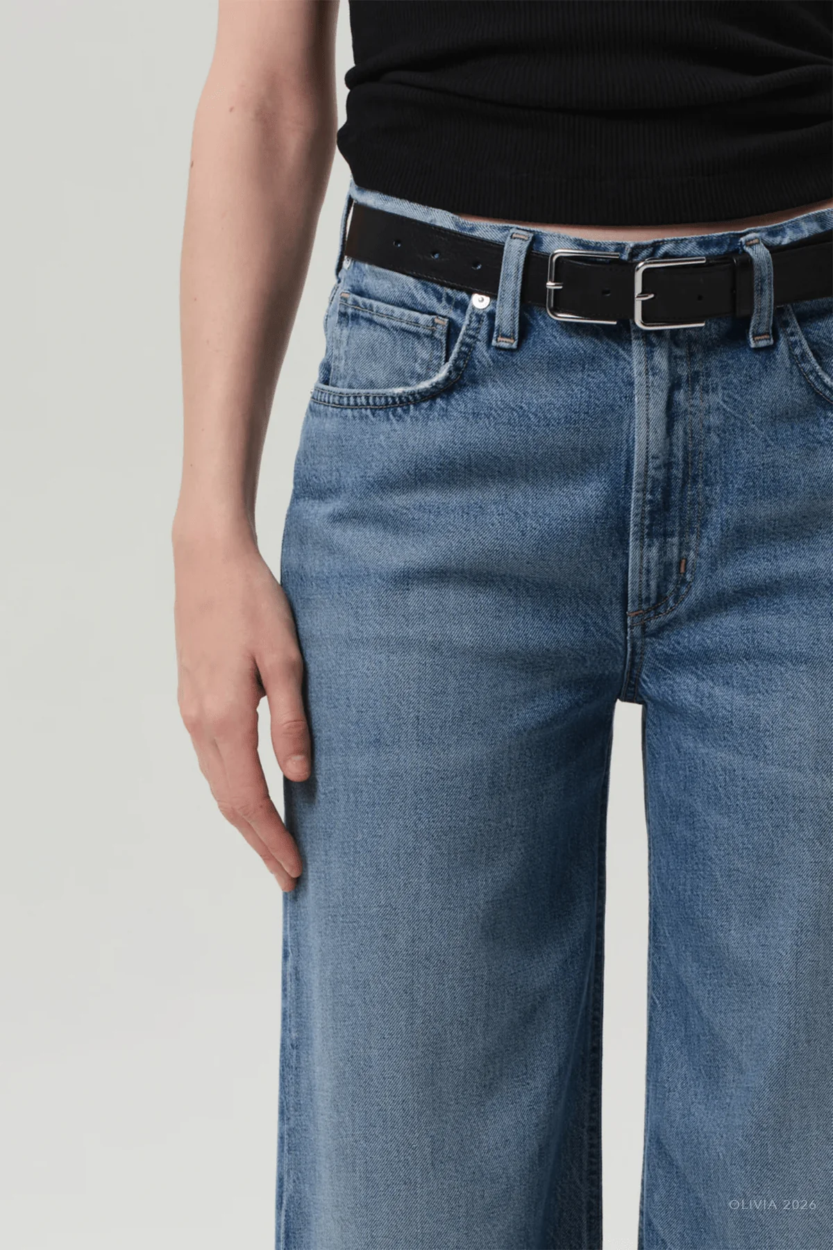 Paloma Baggy Jean in Jete - Image 4