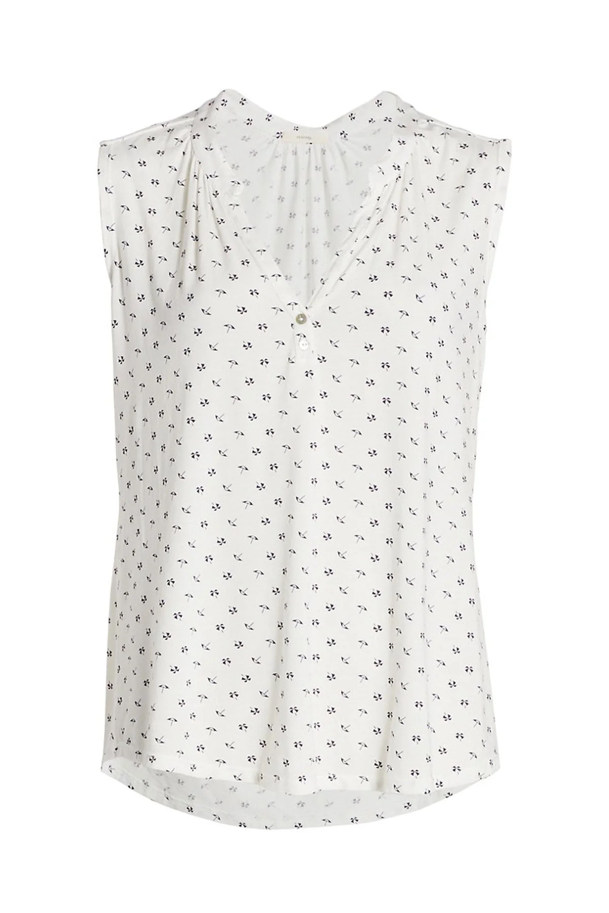 Parasols Sleeveless Peasant Top in Bellini