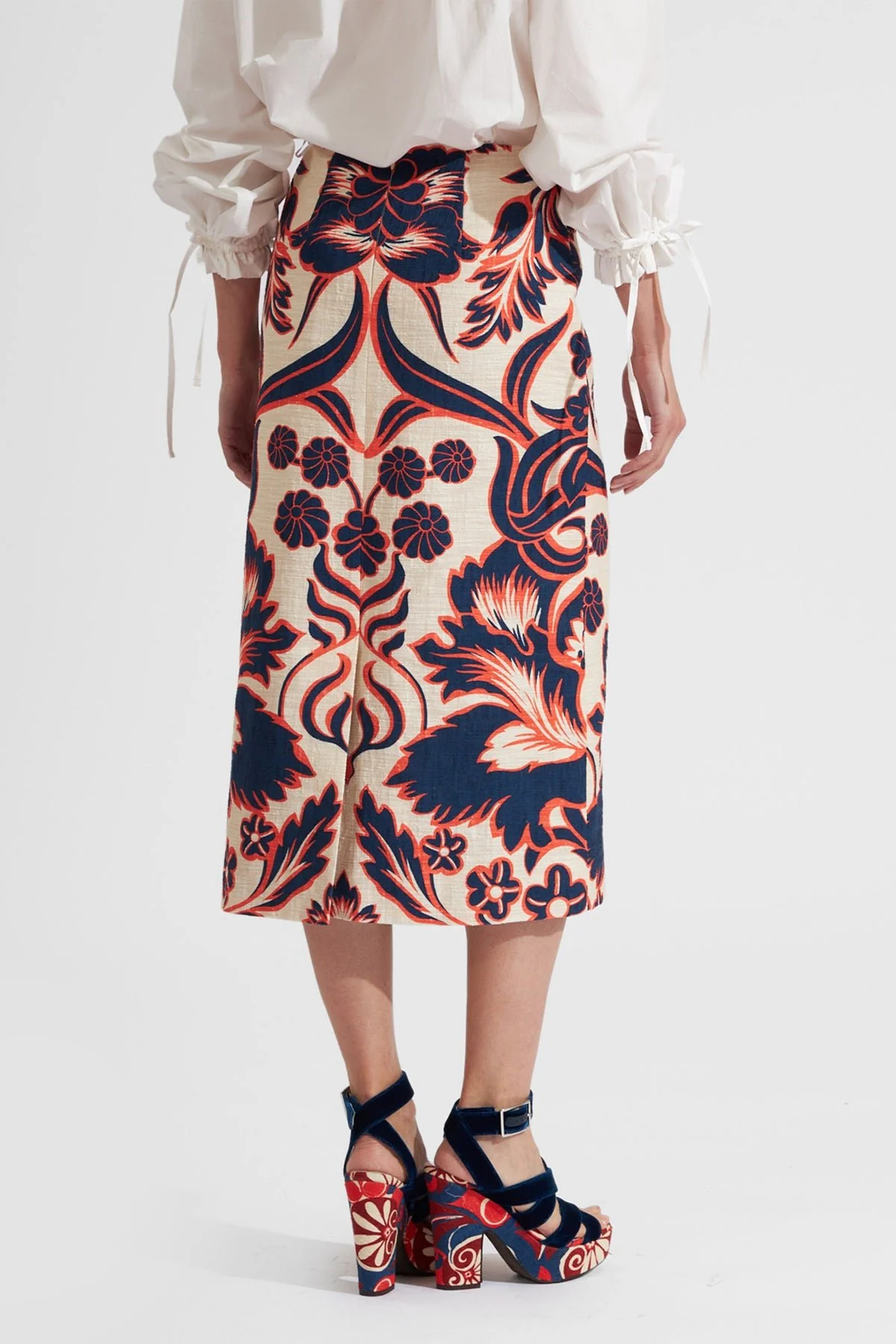 Pencil Skirt in Va-Va White - Image 2