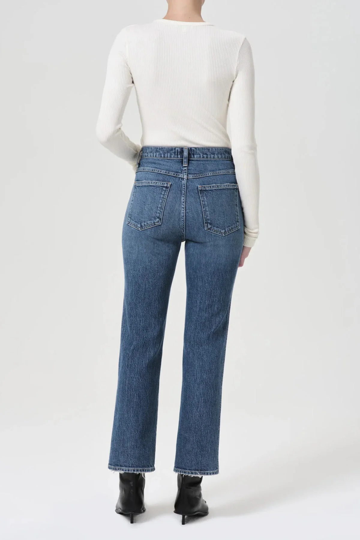 Pinch Waist Kick Flare in Fix - Image 2