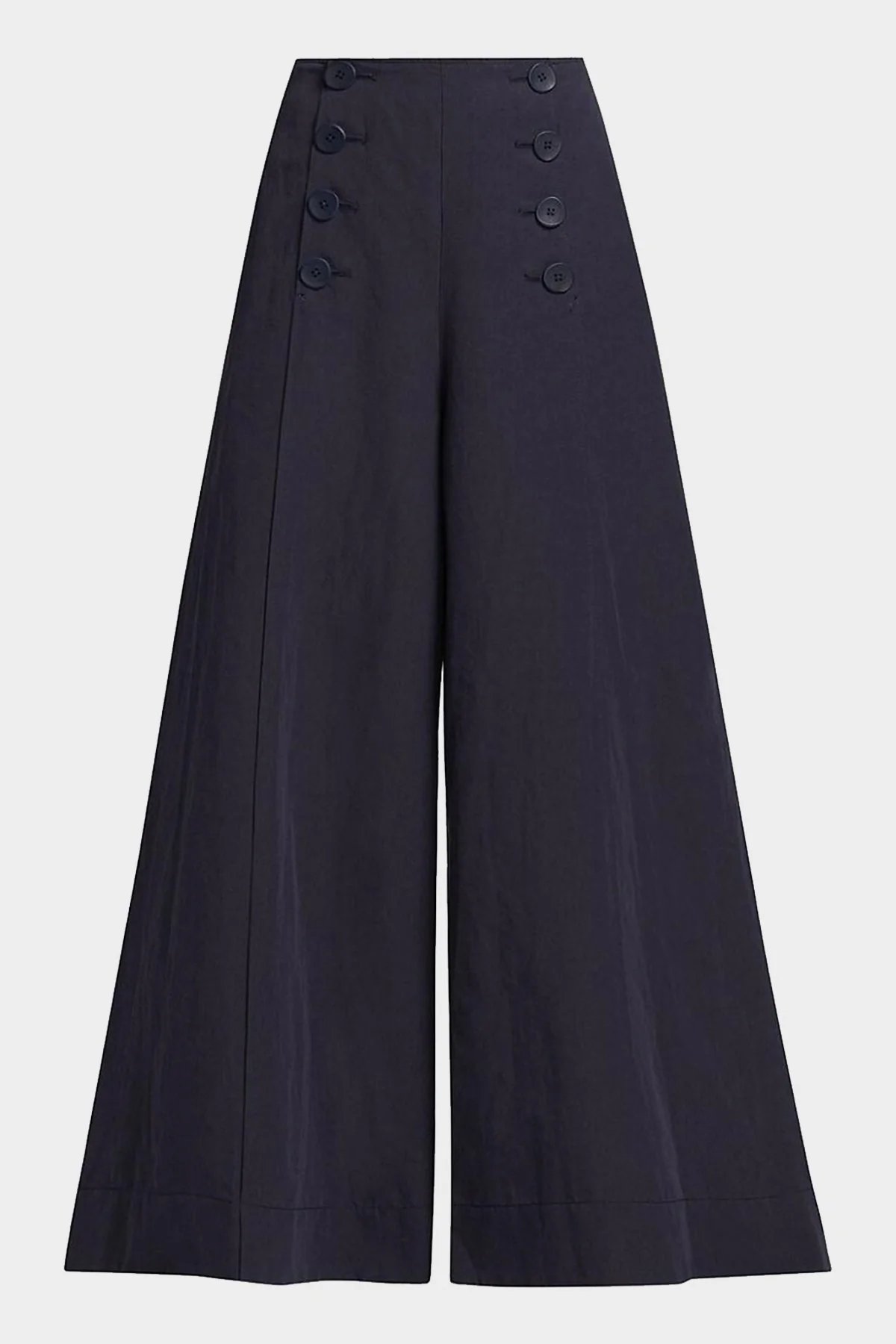 Polina Wide-Leg Pants in Midnight