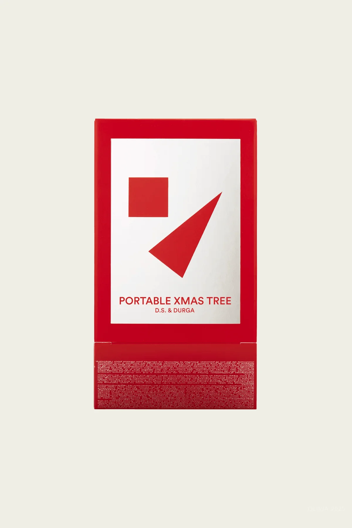Portable Xmas Tree Candle 7oz - Image 2