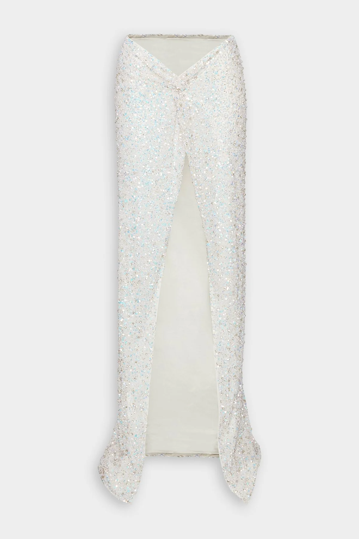 Portina Skirt in Iridescent White