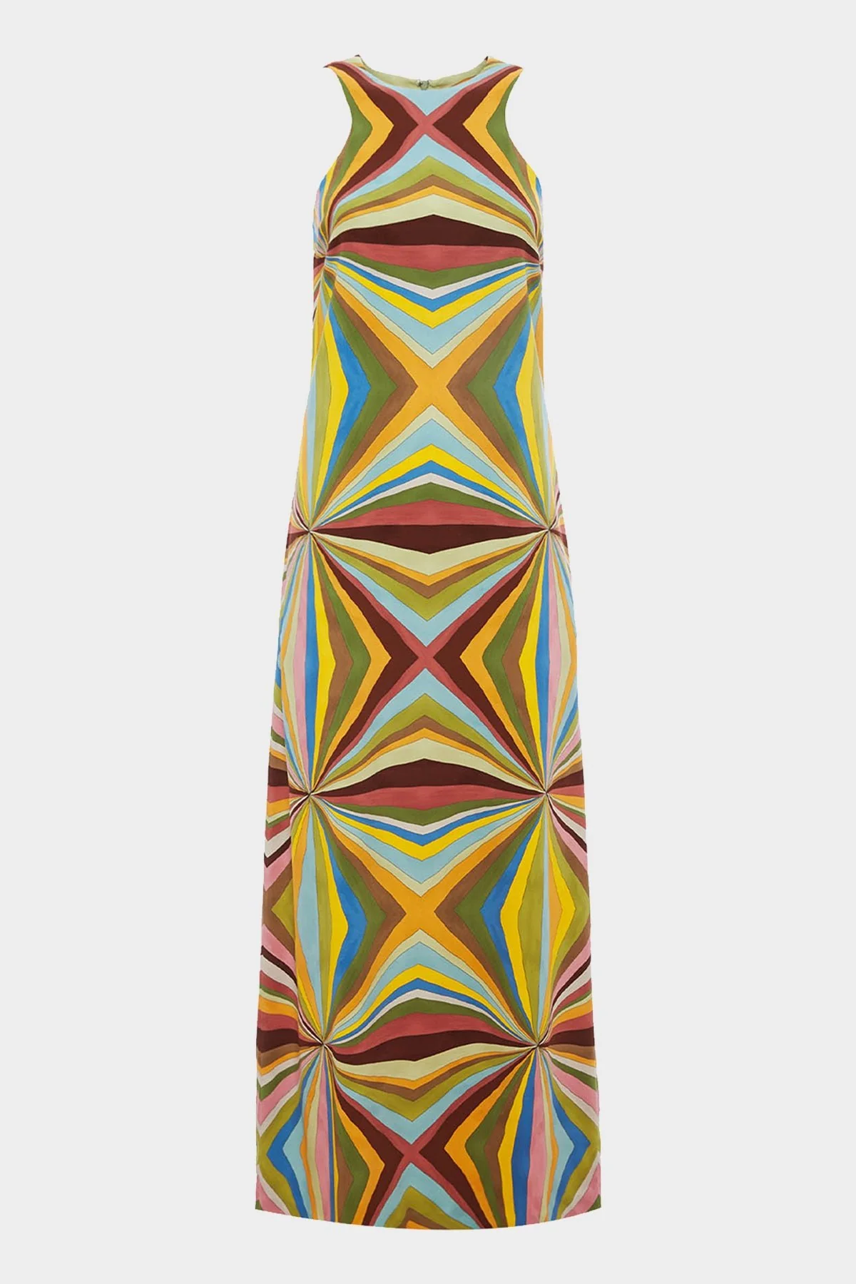 Racer Dress (Placed) in Rainbow