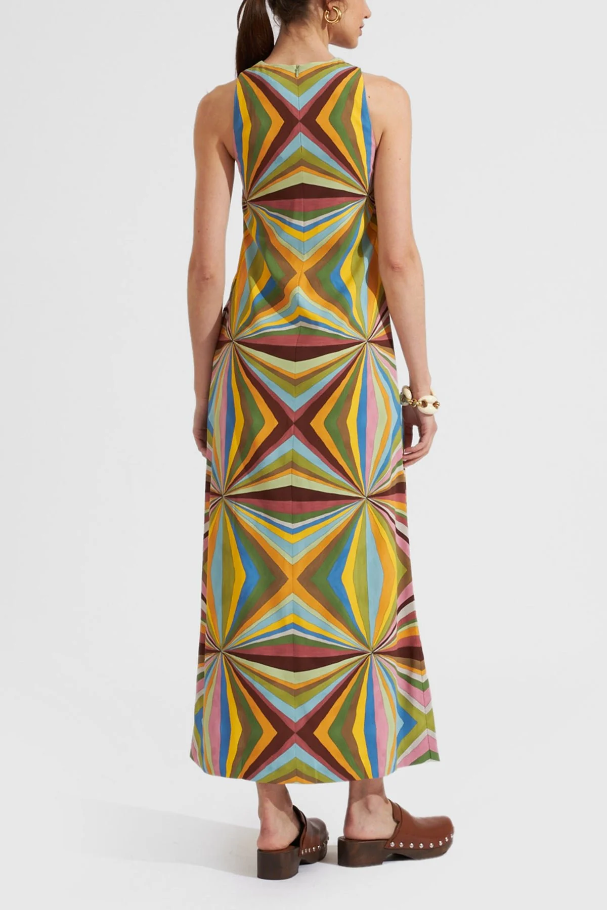 Racer Dress (Placed) in Rainbow - Image 3