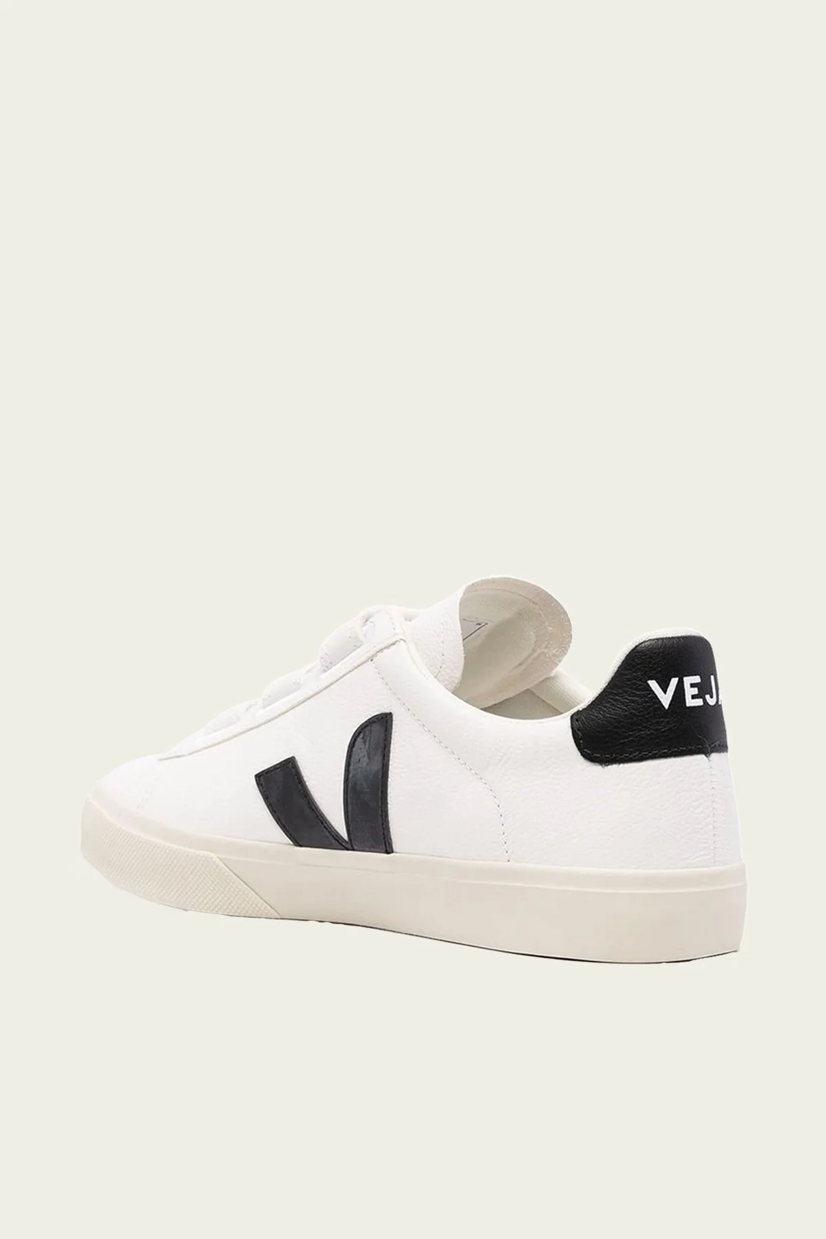 Recife Chromefree Leather Men Sneaker in White Black - Image 3