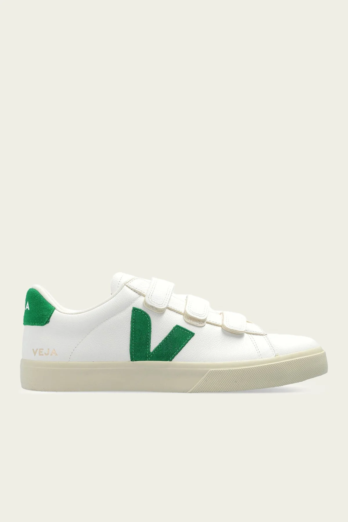 Recife Chromefree Leather Men Sneaker in White Emeraude