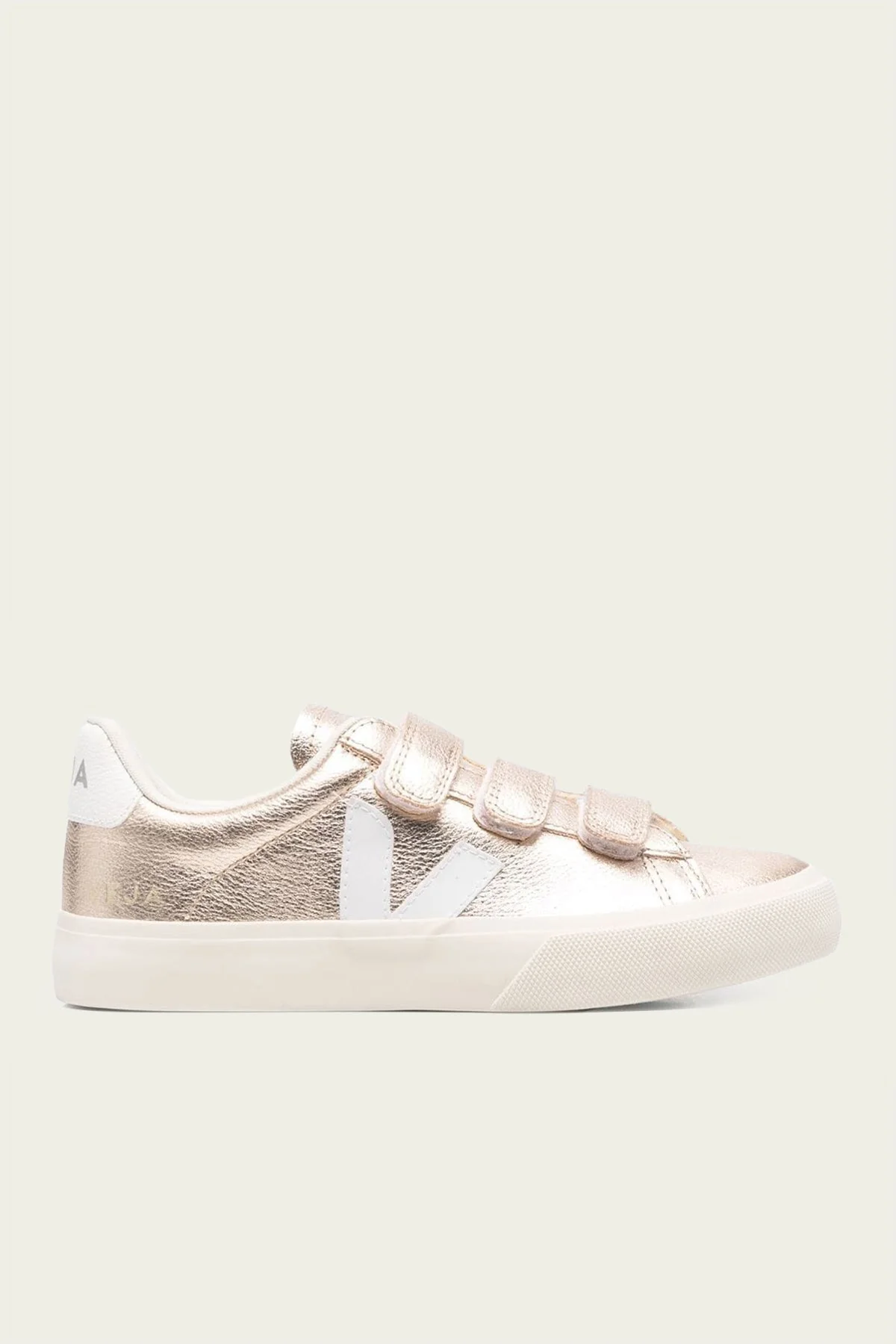 Recife Chromefree Leather Sneaker in Platine White