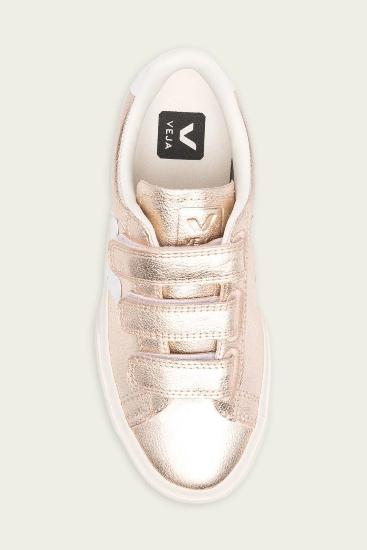 Recife Chromefree Leather Sneaker in Platine White - Image 4