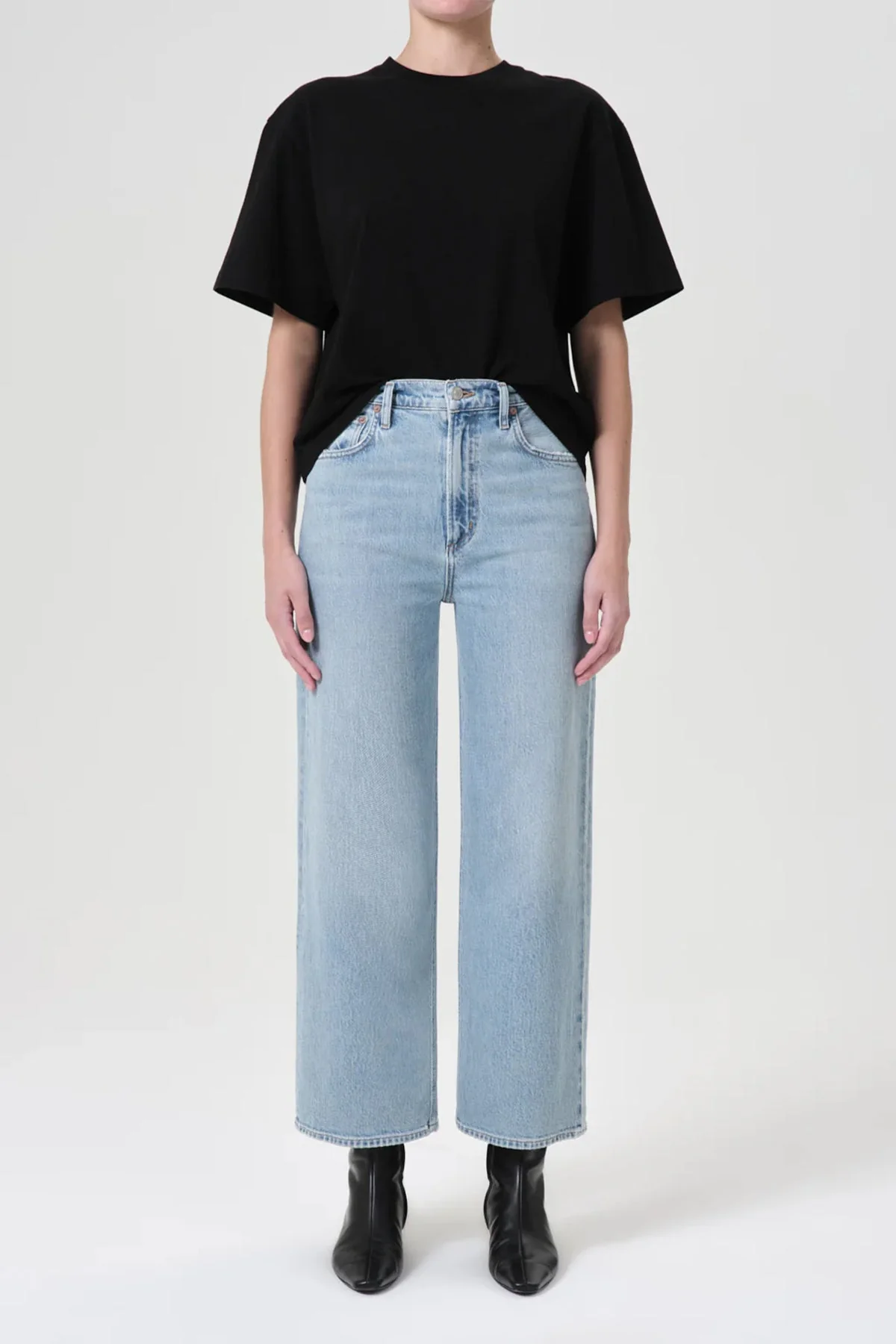 Ren High-Rise Wide-Leg Jean in Groove - Image 2