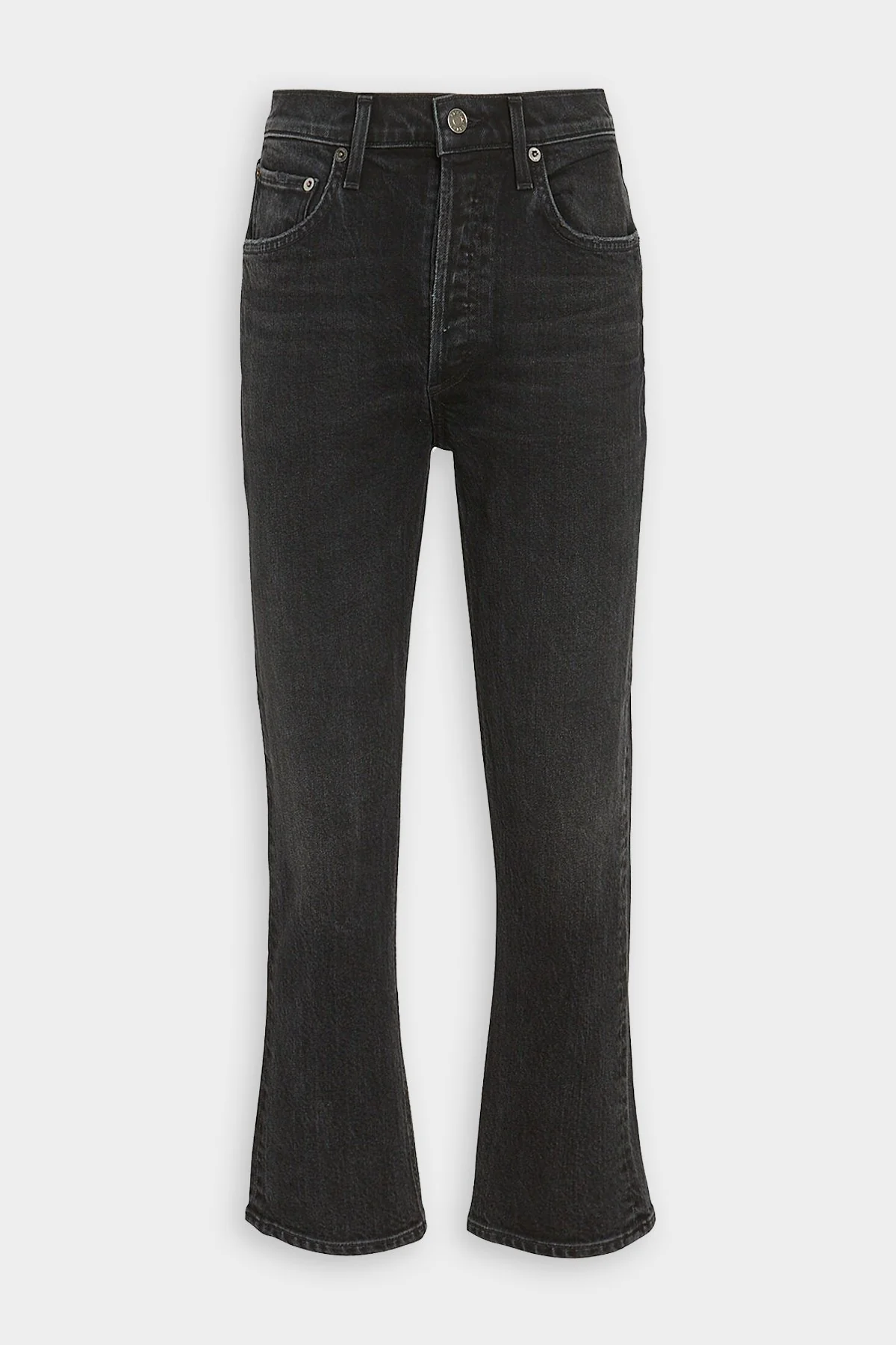Riley High Rise Straight Crop Jean in Panoramic