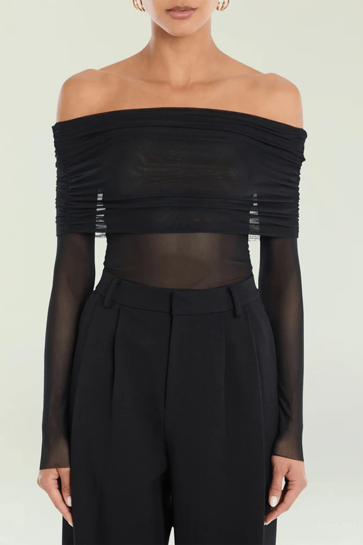 Rosa Top in Black - Image 2