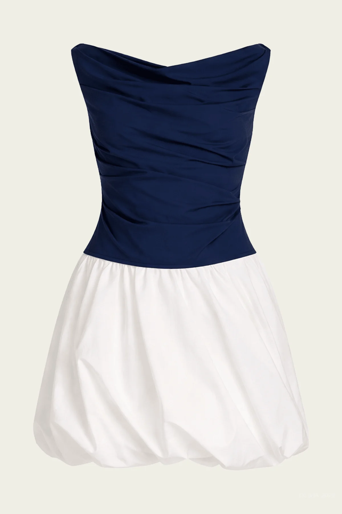 Salina Bubble Mini Dress in Midnight Multi